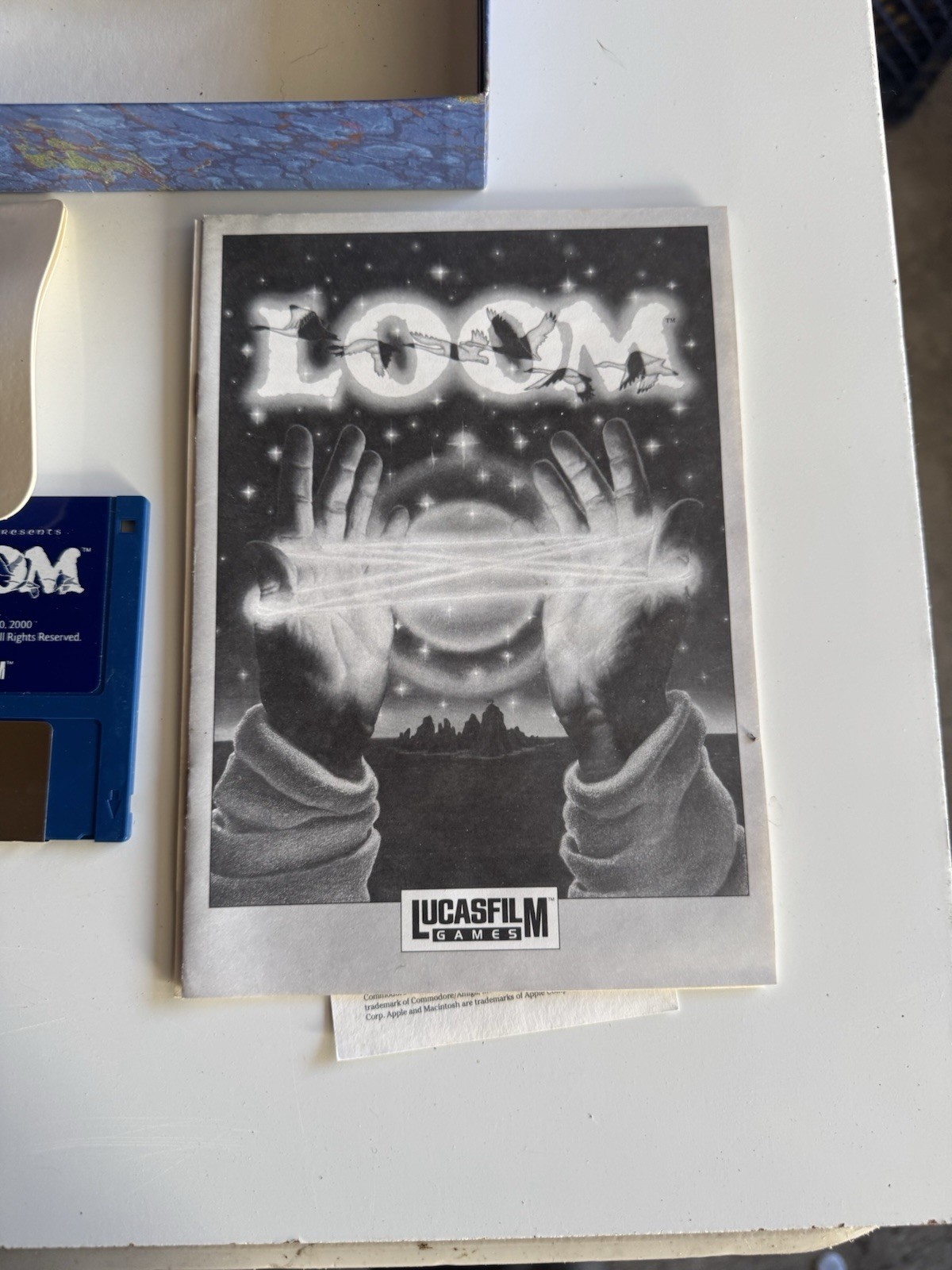 LOOM (Atari ST) COMPLETE IN BOX WITH SEALED CASSETTE TAPE/3.5″ Floppy, Lucasfilm