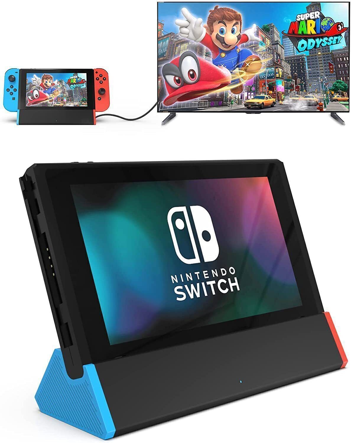 TV Dock Holder Station For Nintendo Switch/OLED 4K HDMI Adapter Charger