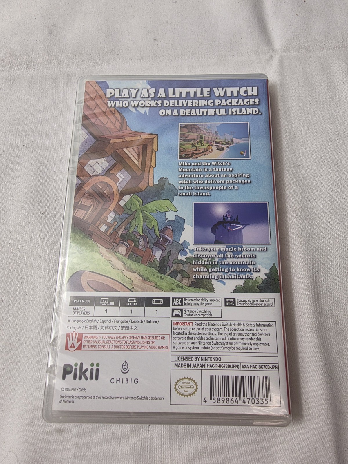 Mika and The Witch’s Mountain Nintendo Switch Kickstarter Limited Physical Copy