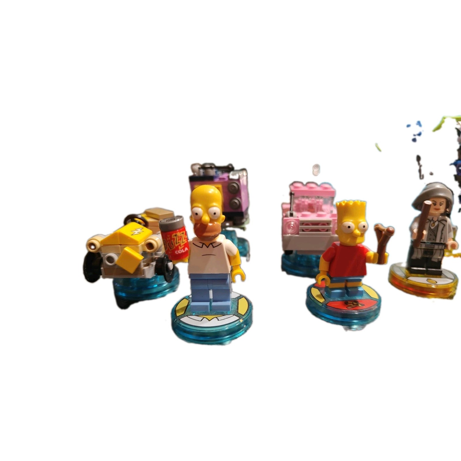 LEGO Dimensions Lot of Character Figures & Vehicles & Case