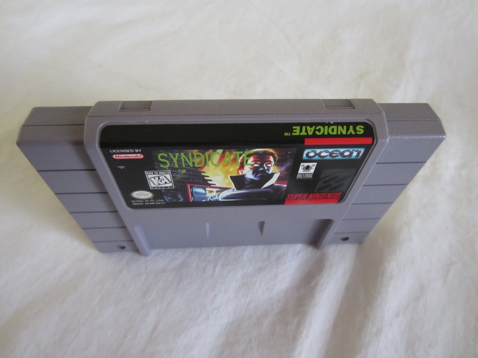 Syndicate (SNES) Super Nintendo CIB Complete Box Ocean 1995 RARE