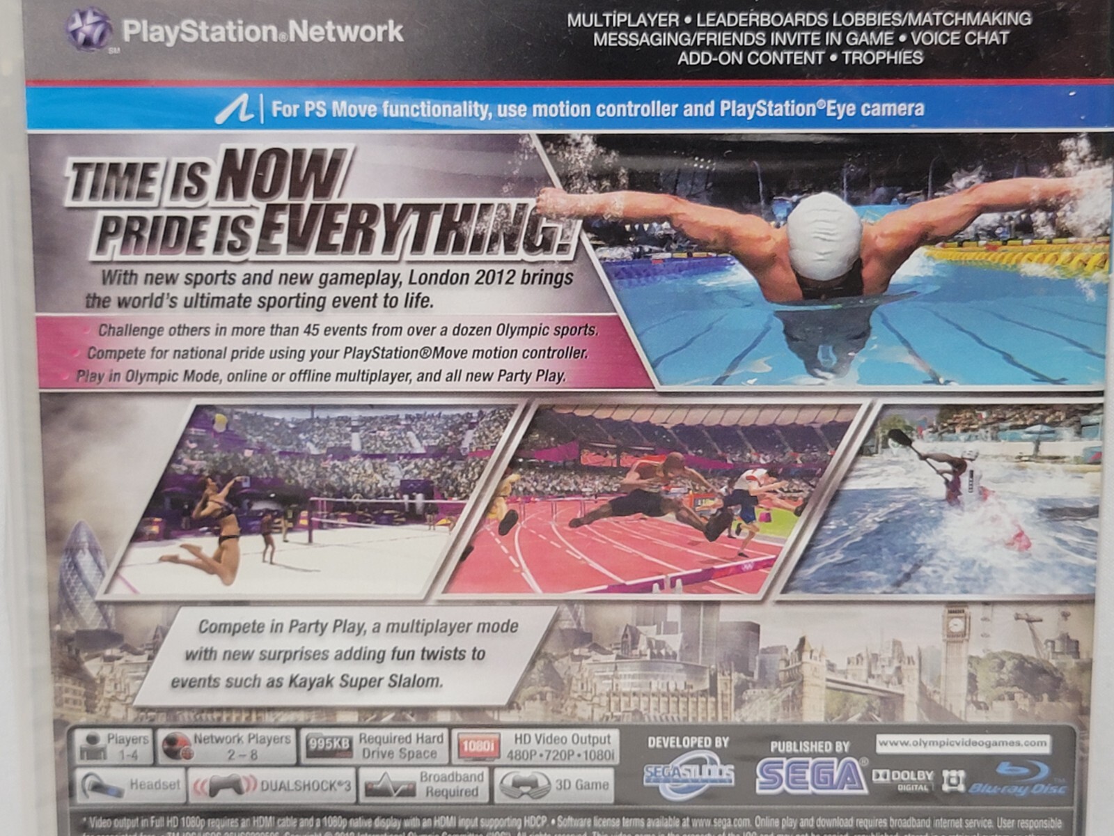 NEW (Read) London 2012 Playstation 3 Game PS3 SEALED (loose disc)Summer Olympics