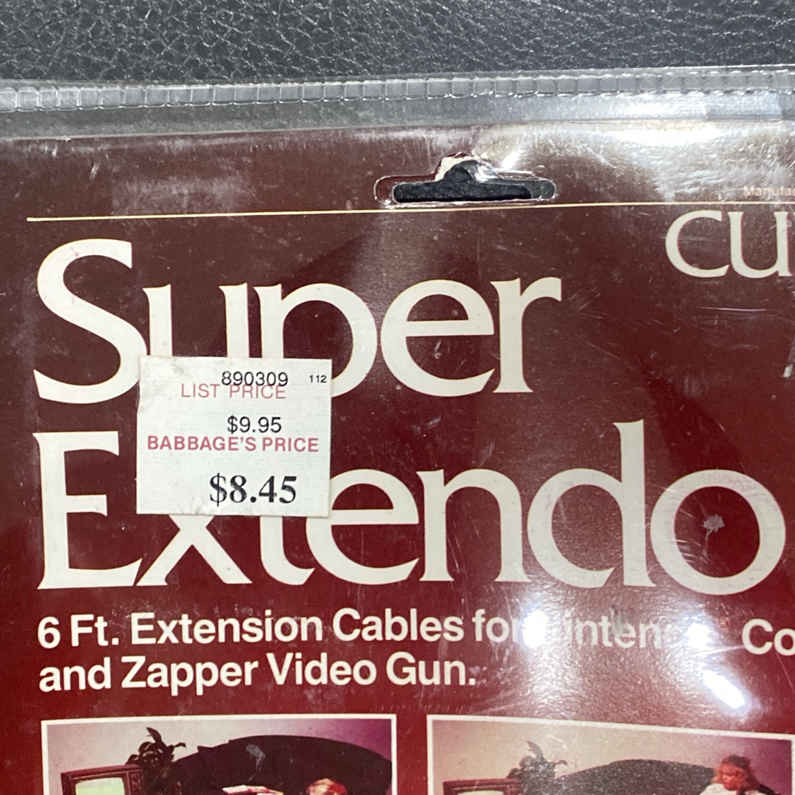Vtg Curtis Super Extendo Extension Cables Nintendo NES Controller 6FT Gaming NEW
