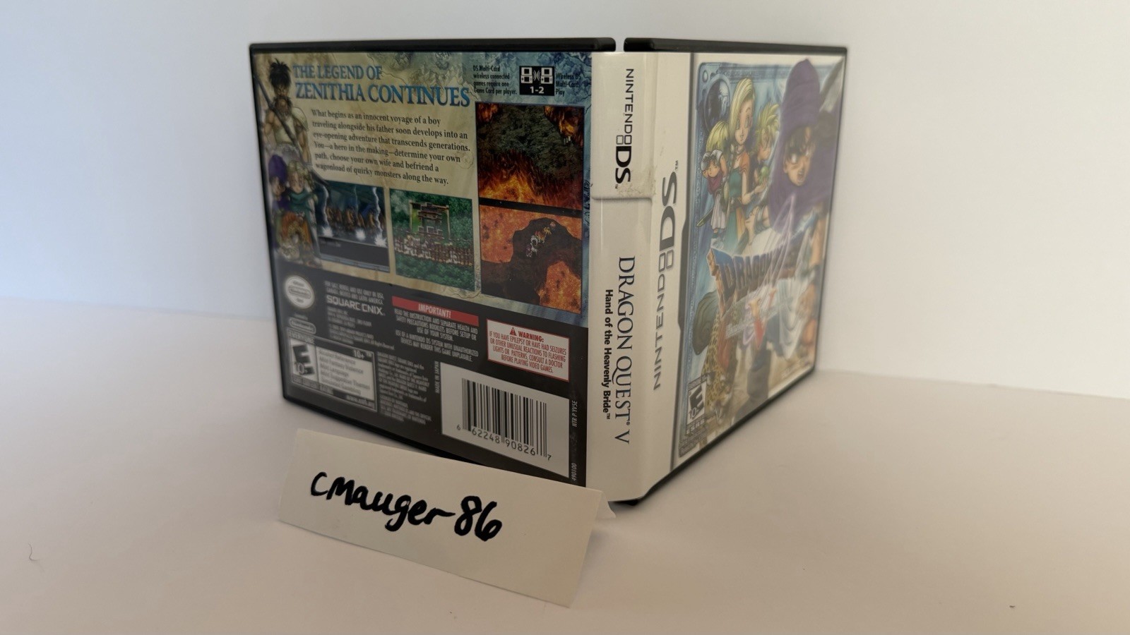 Square Enix Dragon Quest V Nintendo DS NTSC-U/C E10+ 2009 JRPG w/ Case & Manual