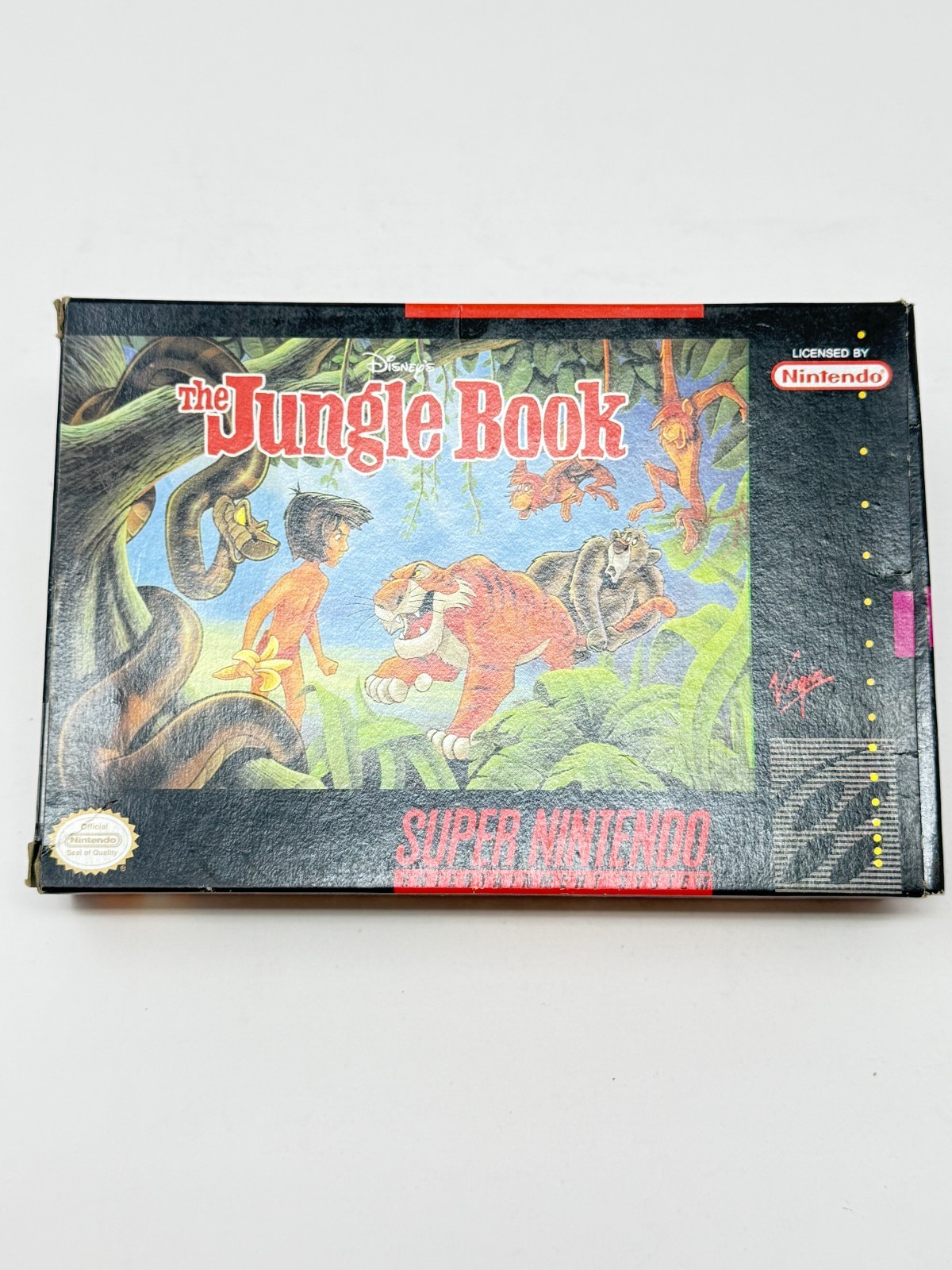 Jungle Book SNES CIB Authentic Made in Mexico Later Release Excellent