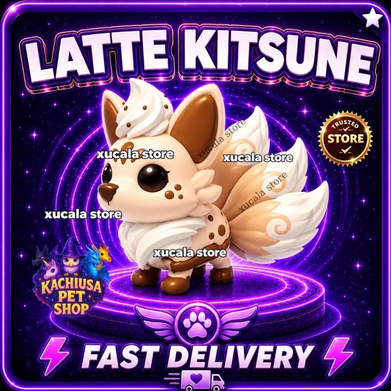 🦊 Latte Kitsune/Kitsune /Glacie Kitsune | MFR/NFR/FR Adopt Pet Combo – Get Now