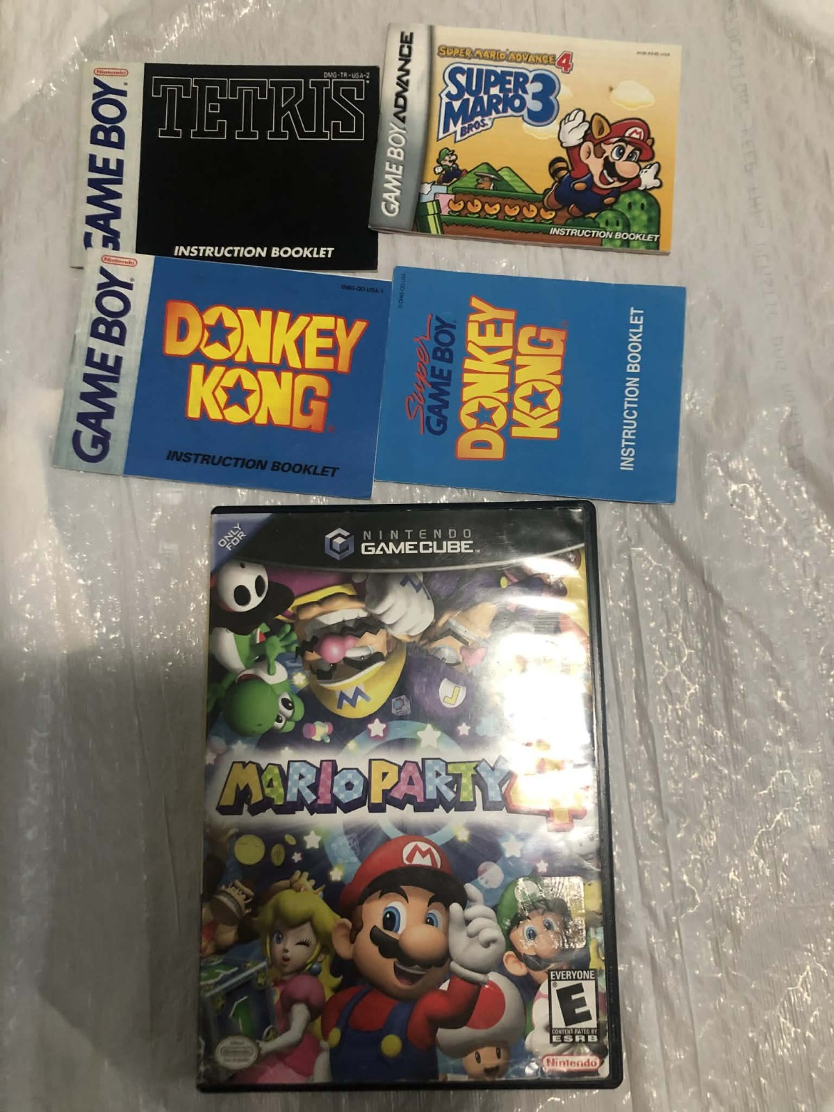 No game Nintendo GameCube Mario Party 4 Original Case, Cover Art, DVD Keep Case