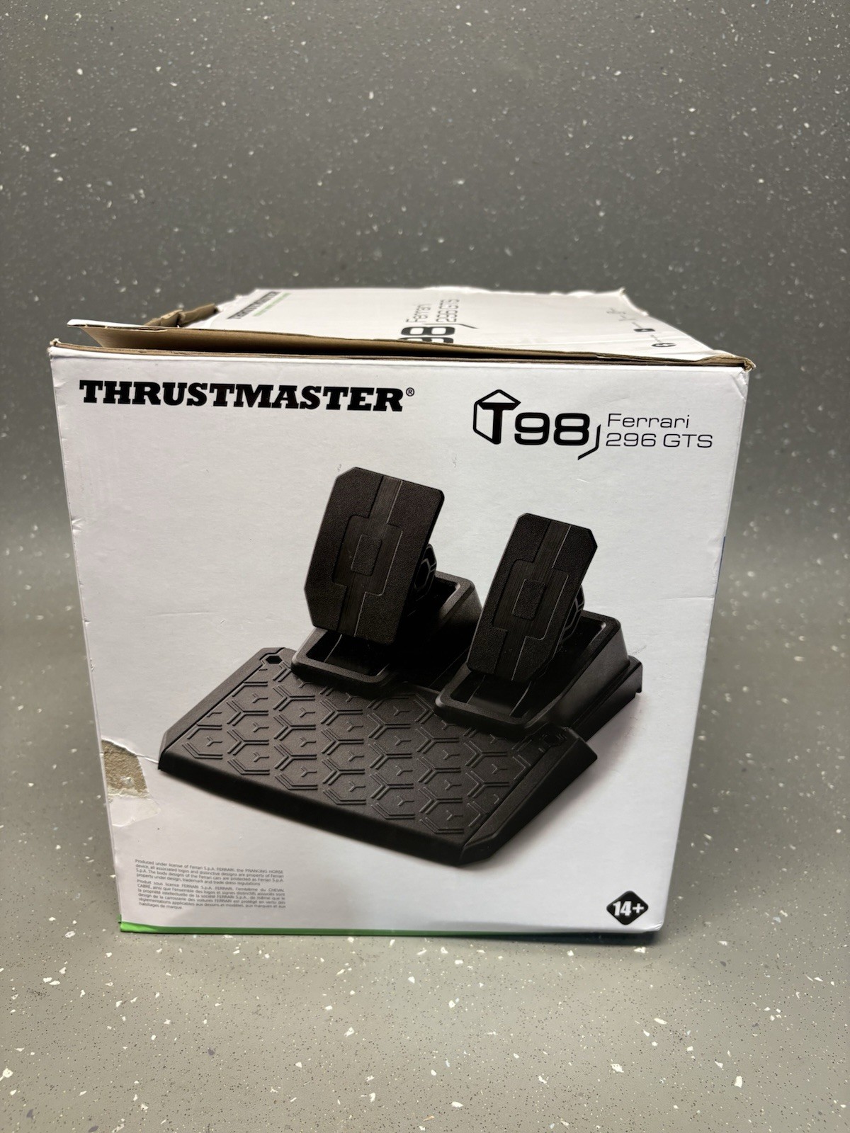 Thrustmaster T98 Ferrari 296 GTS, Racing Wheel + Peddles For Xbox And PC