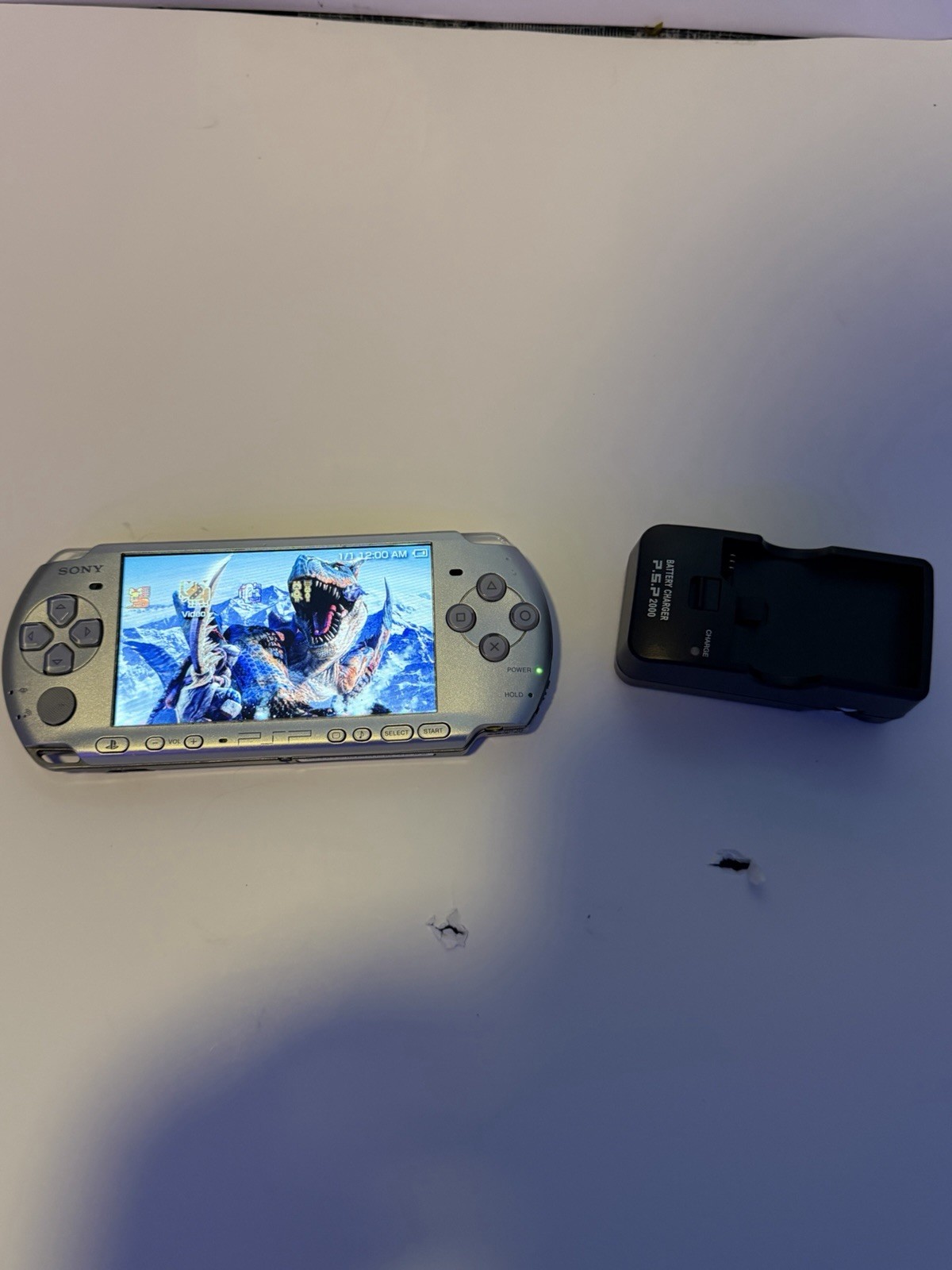 Sony PSP-3000 PlayStation Portable Handheld Console Blue Region Free UMD 32MB