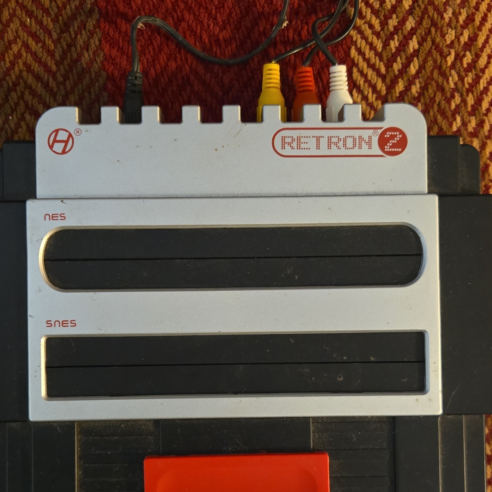 Hyperkin RetroN 2 NES/SNES Console Dual Slots 480p M05932-BK w/ AV+Power