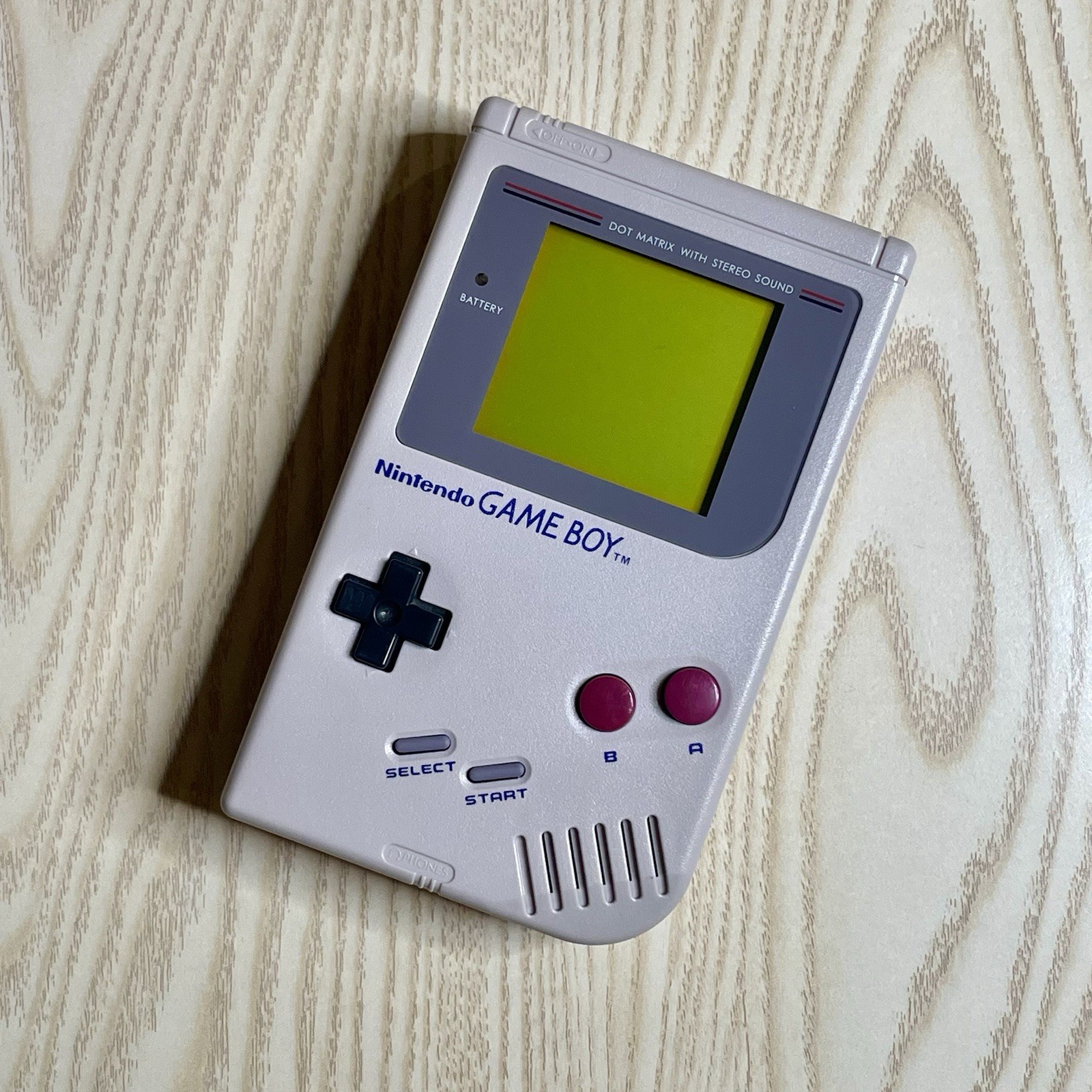 Original Nintendo GameBoy DMG-01 Handheld Console Gray CIB Complete In Box