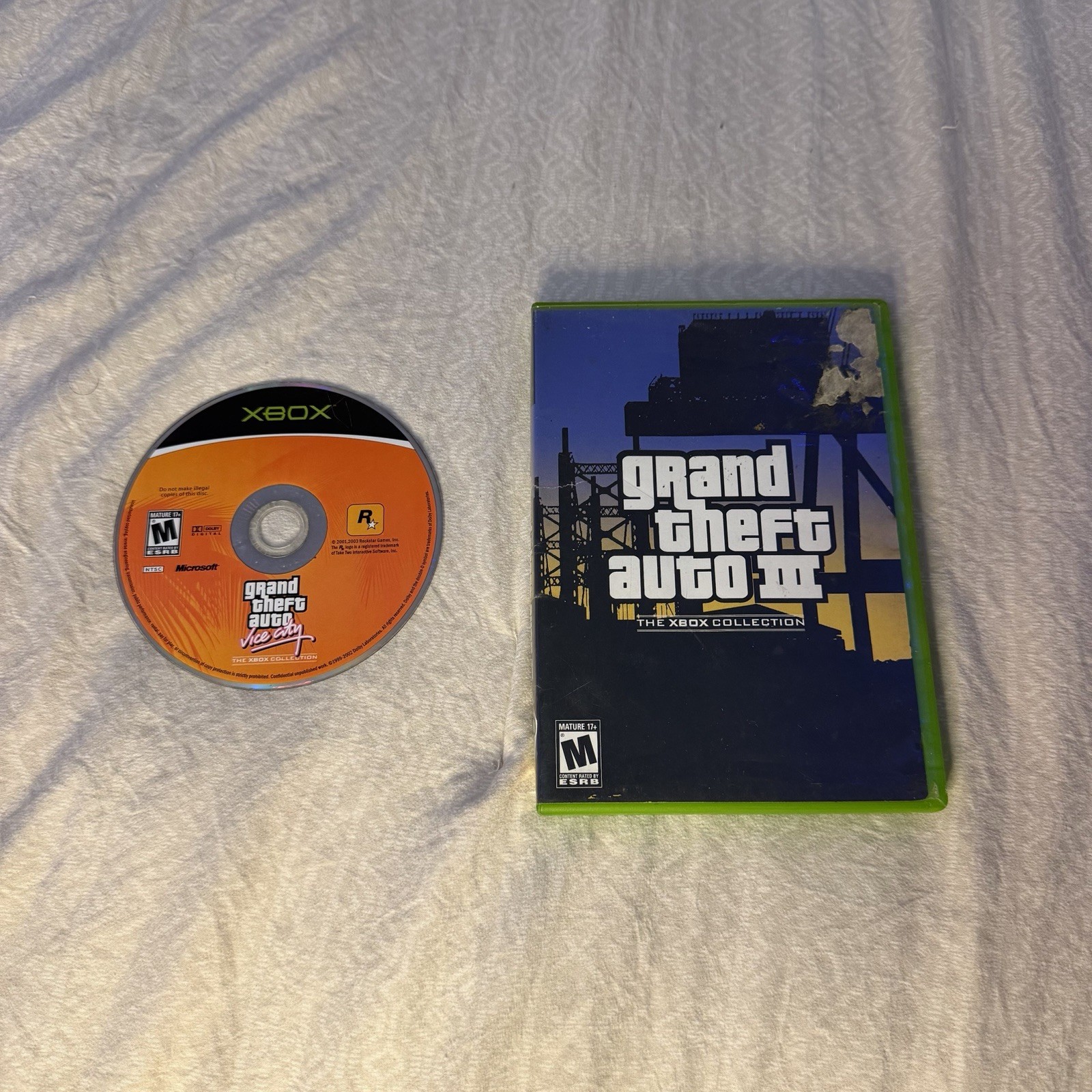 Grand Theft Auto Bundle Pack (Xbox 2003) Vice City + GTA 3 III