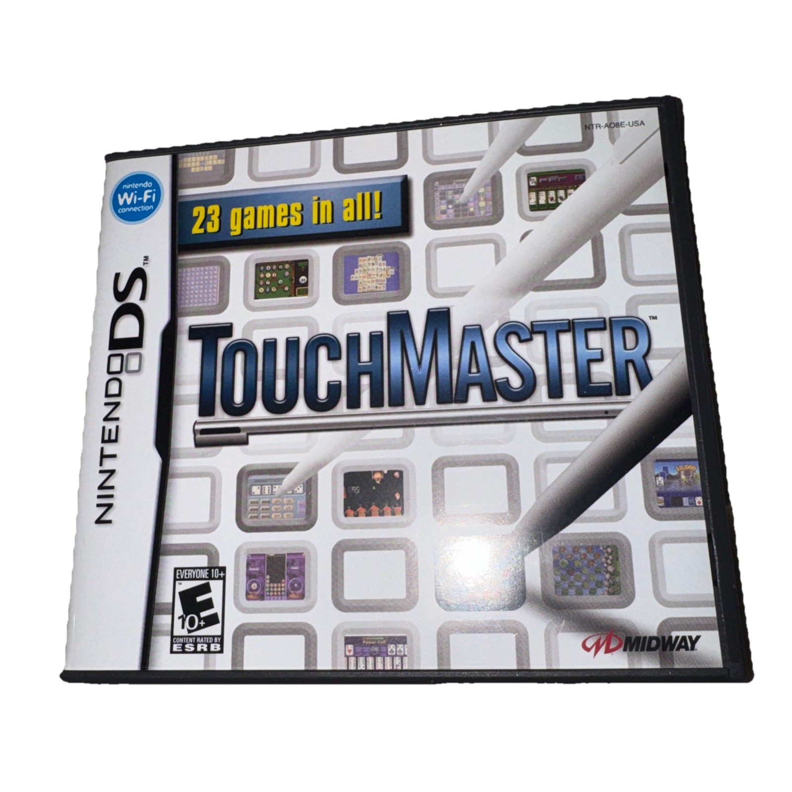 Nintendo DS Game Lot 5 Puzzle Quest Brain Age Flash Focus NYT Crosswords Bundle