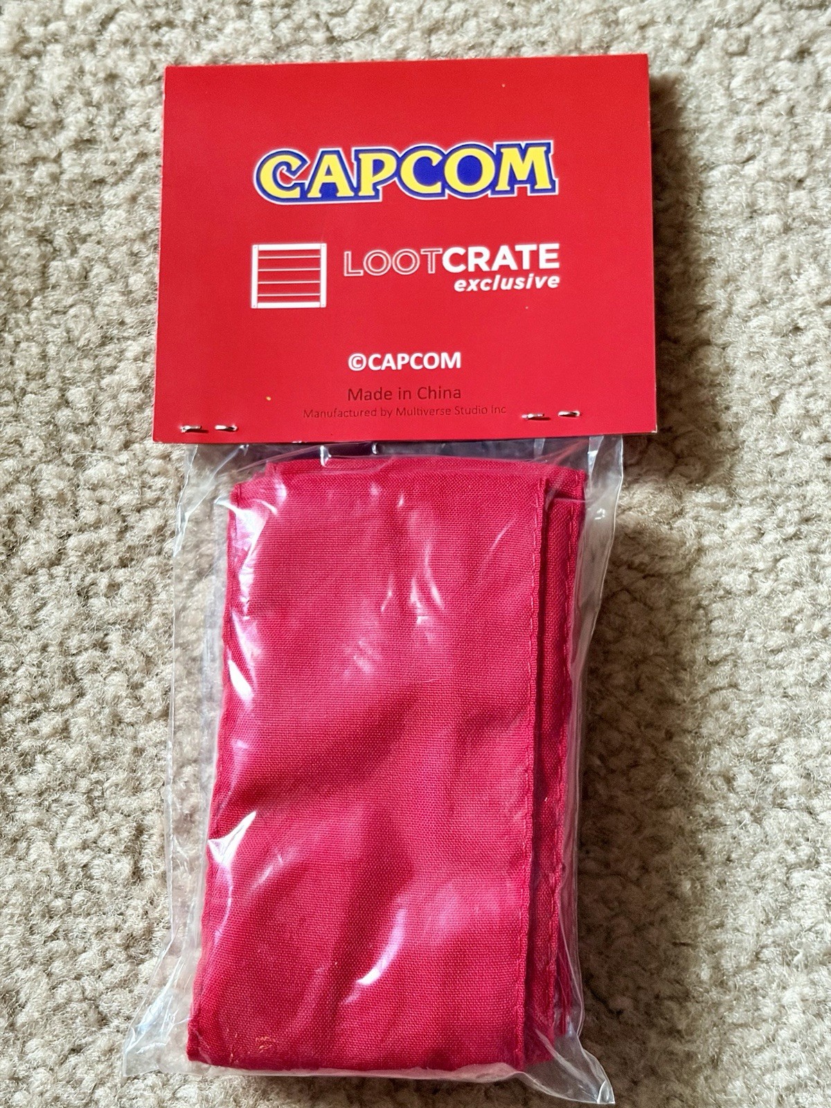 Capcom Street Fighter Ryu Loot Crate Exclusive Red Headband