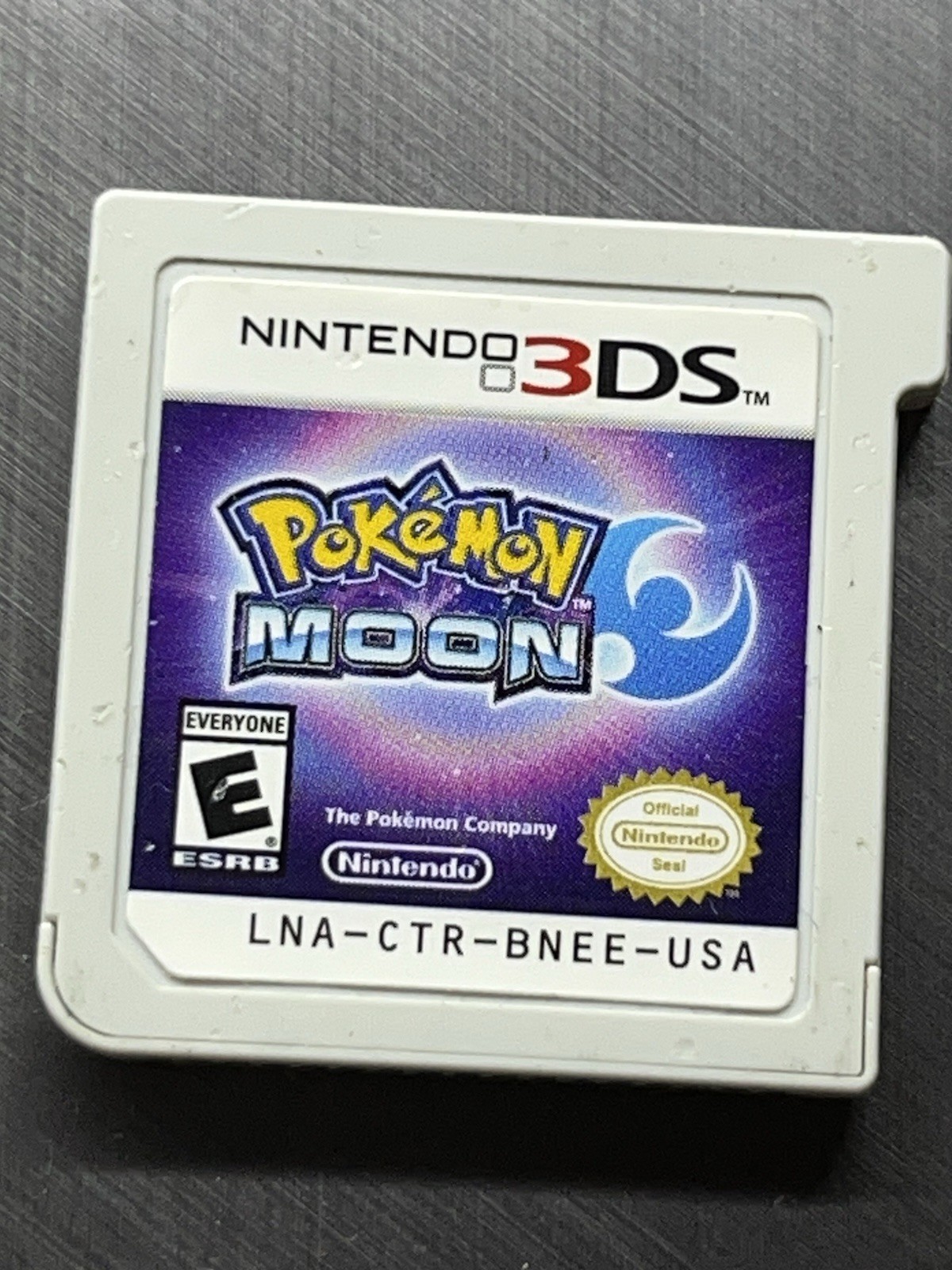 Pokemon Moon Nintendo 3DS Authentic Tested Working Cartridge Only