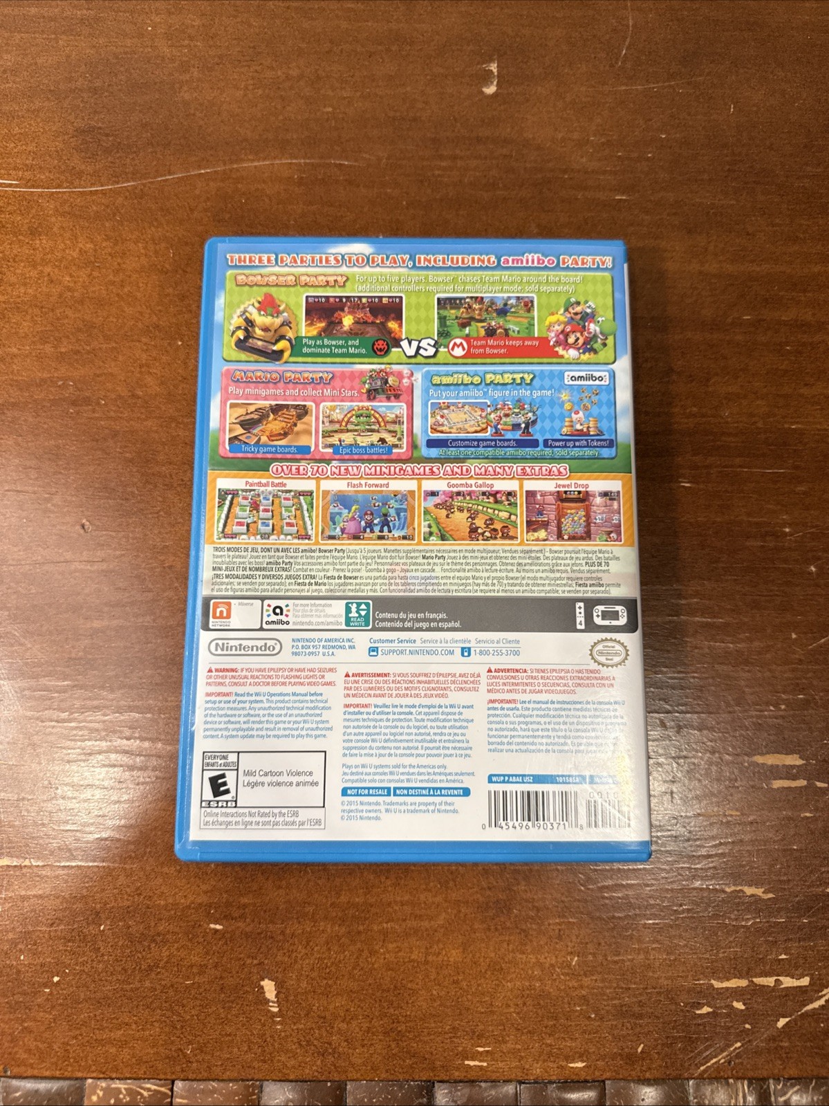 Nintendo Mario Party 10 Nintendo Wii U E Multiplayer amiibo Compatible NTSC-U/C