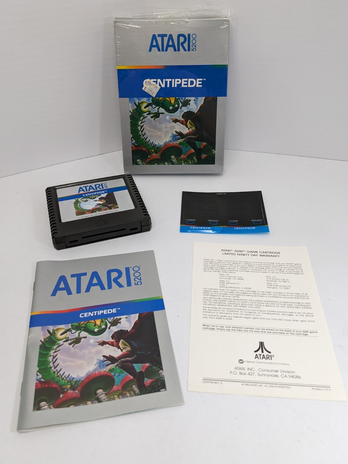 Centipede (Atari 5200, 1982) Complete In Box – Pristine Contents Vintage Retro
