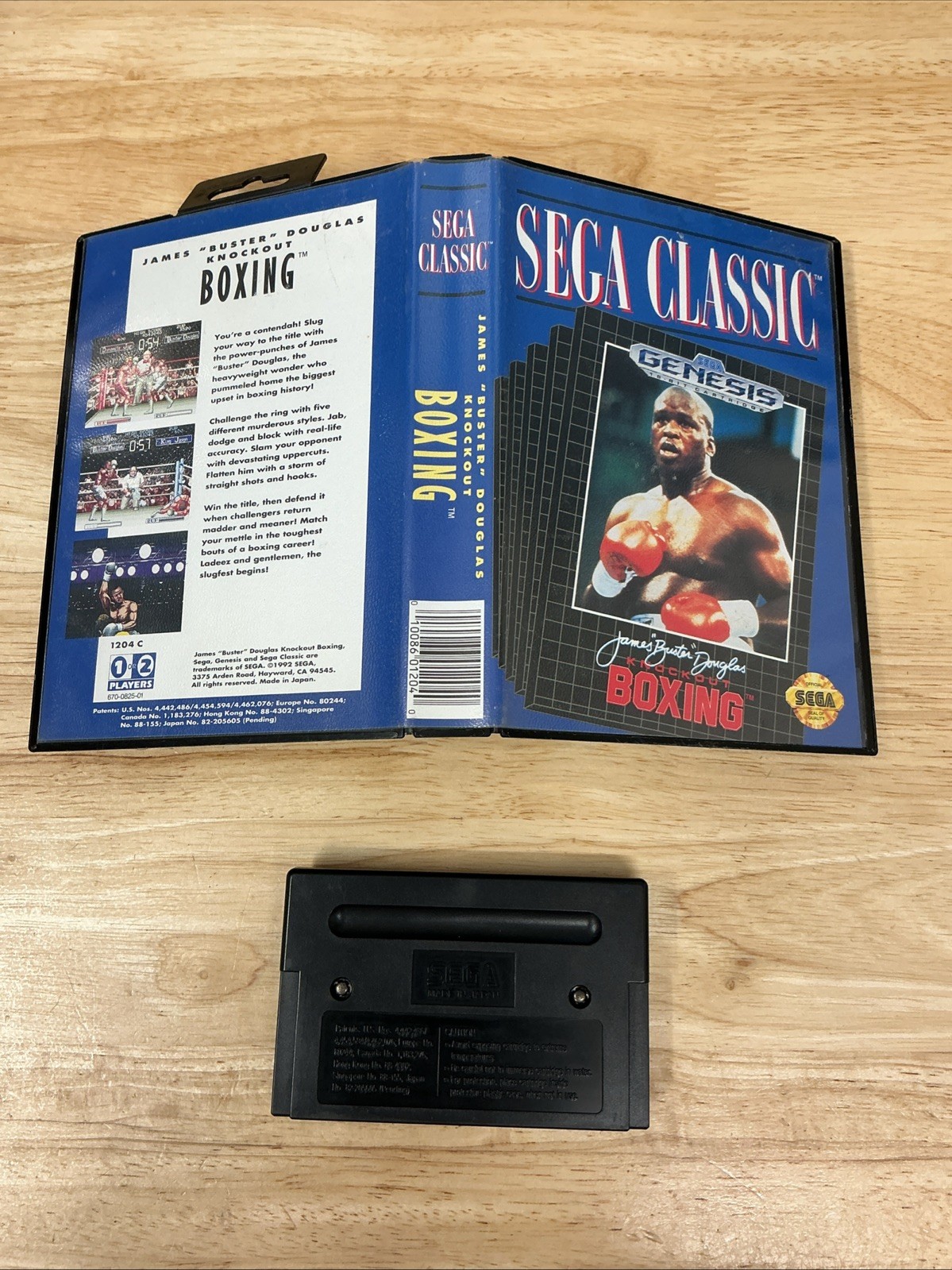 James Buster Douglas Knockout Boxing Genesis CB Hang Tab