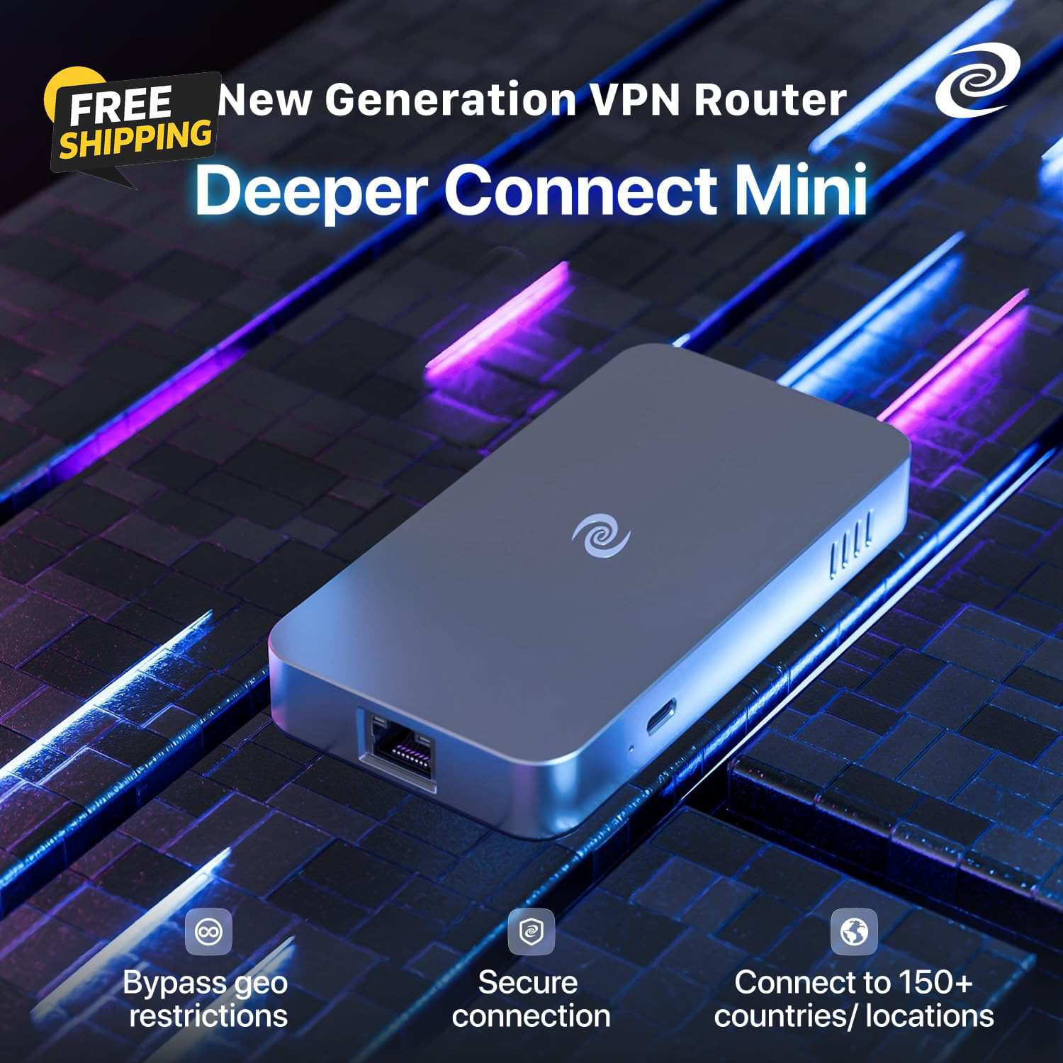 Connect Mini DPN Router, 1Gbps ARM64 Quad Core Hardware Gateway