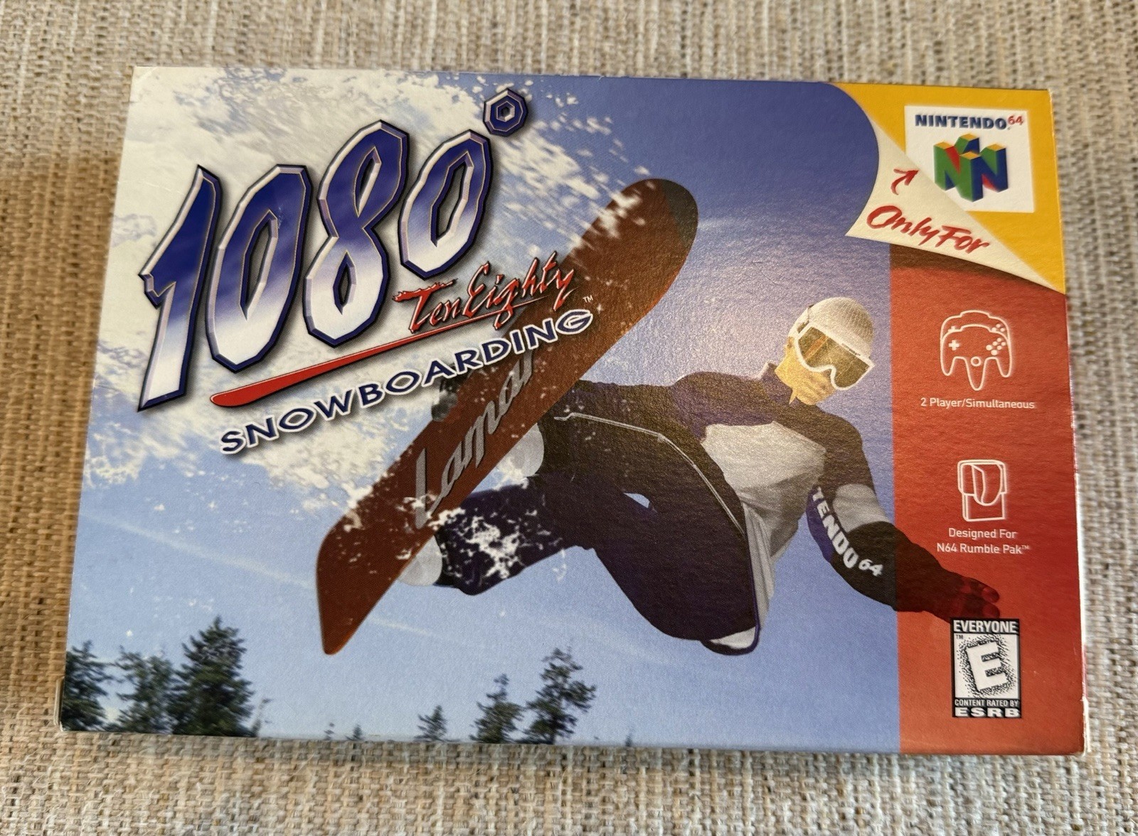 1080 Snowboarding Nintendo 64 N64 – Complete in Box CIB – Near Mint – Authentic