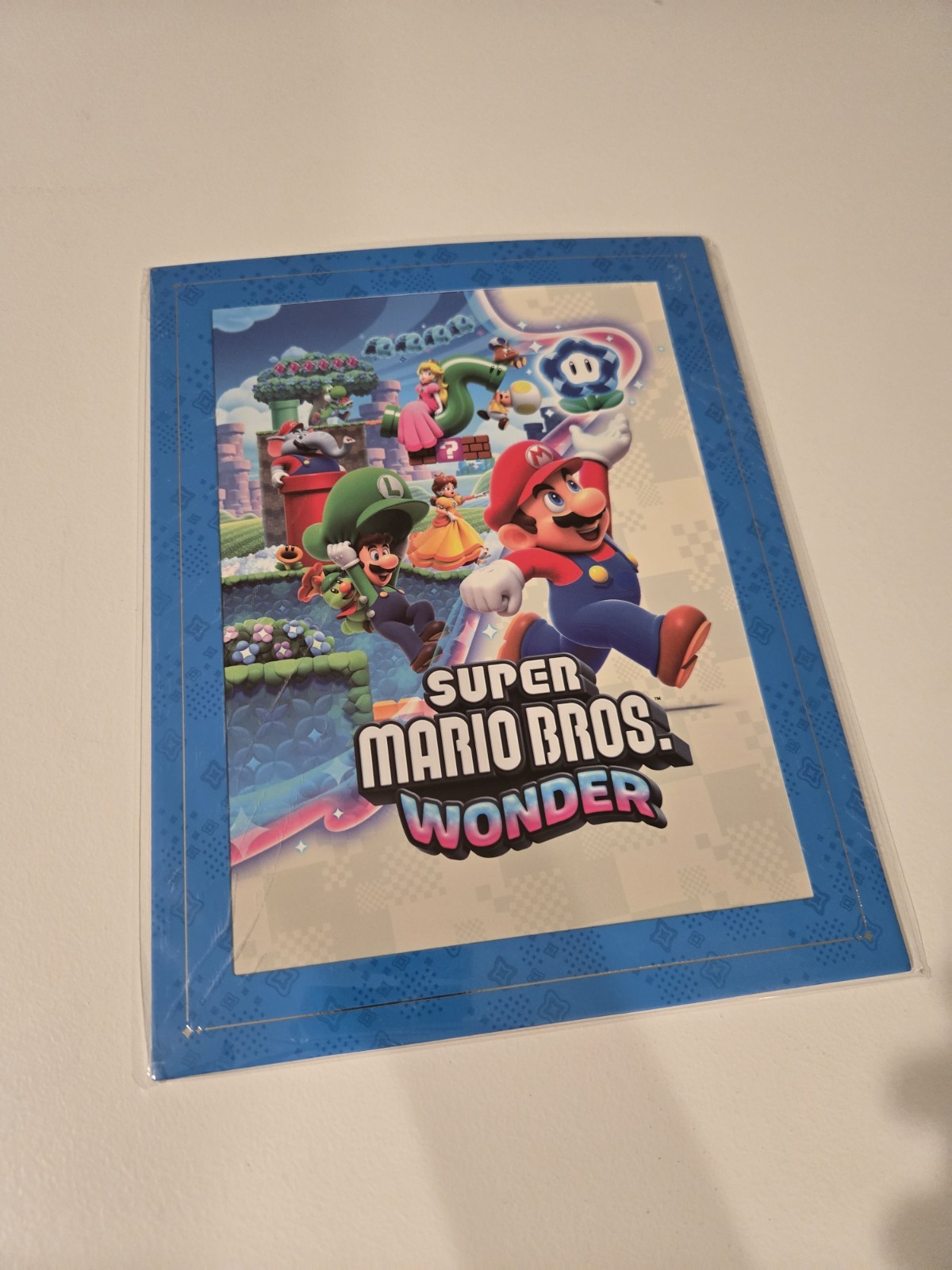 Nintendo Super Mario Bros. Wonder FRAMED ART PRINT Best Buy Preorder Bonus New