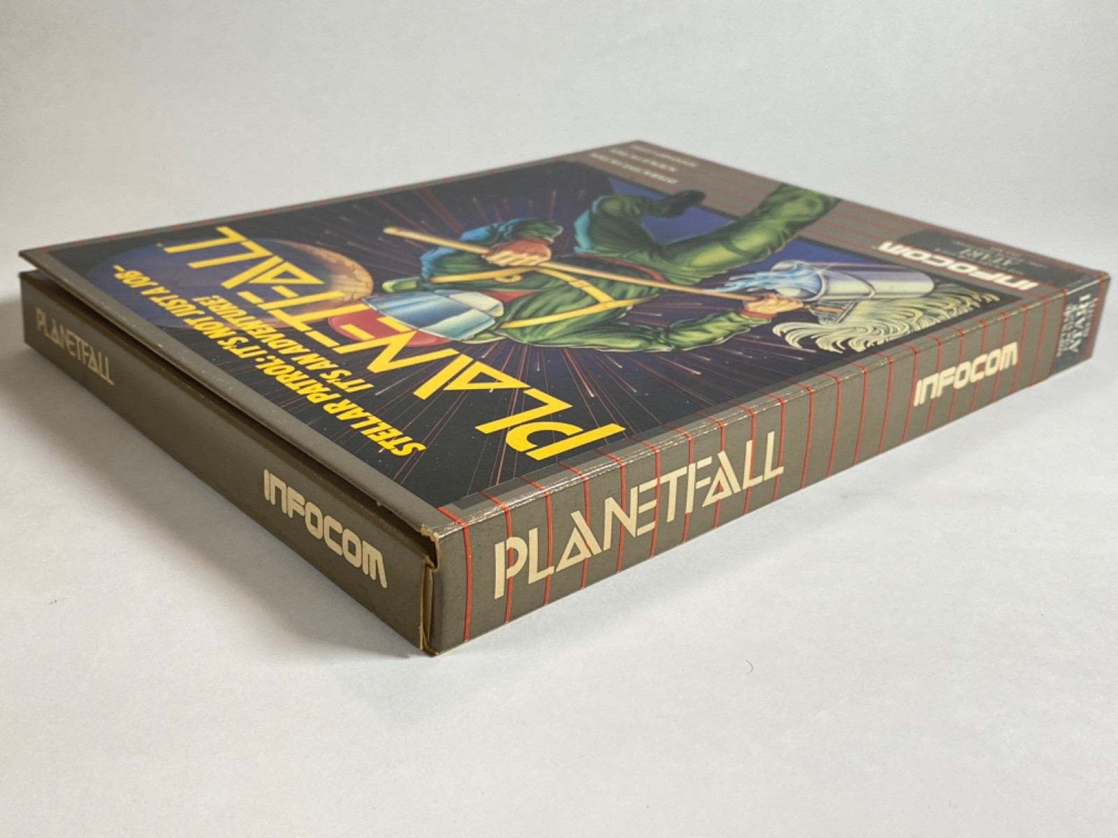 PLANETFALL INFOCOM Atari 400/800 COMPLETE w Feelies Inserts Postcards Folio!