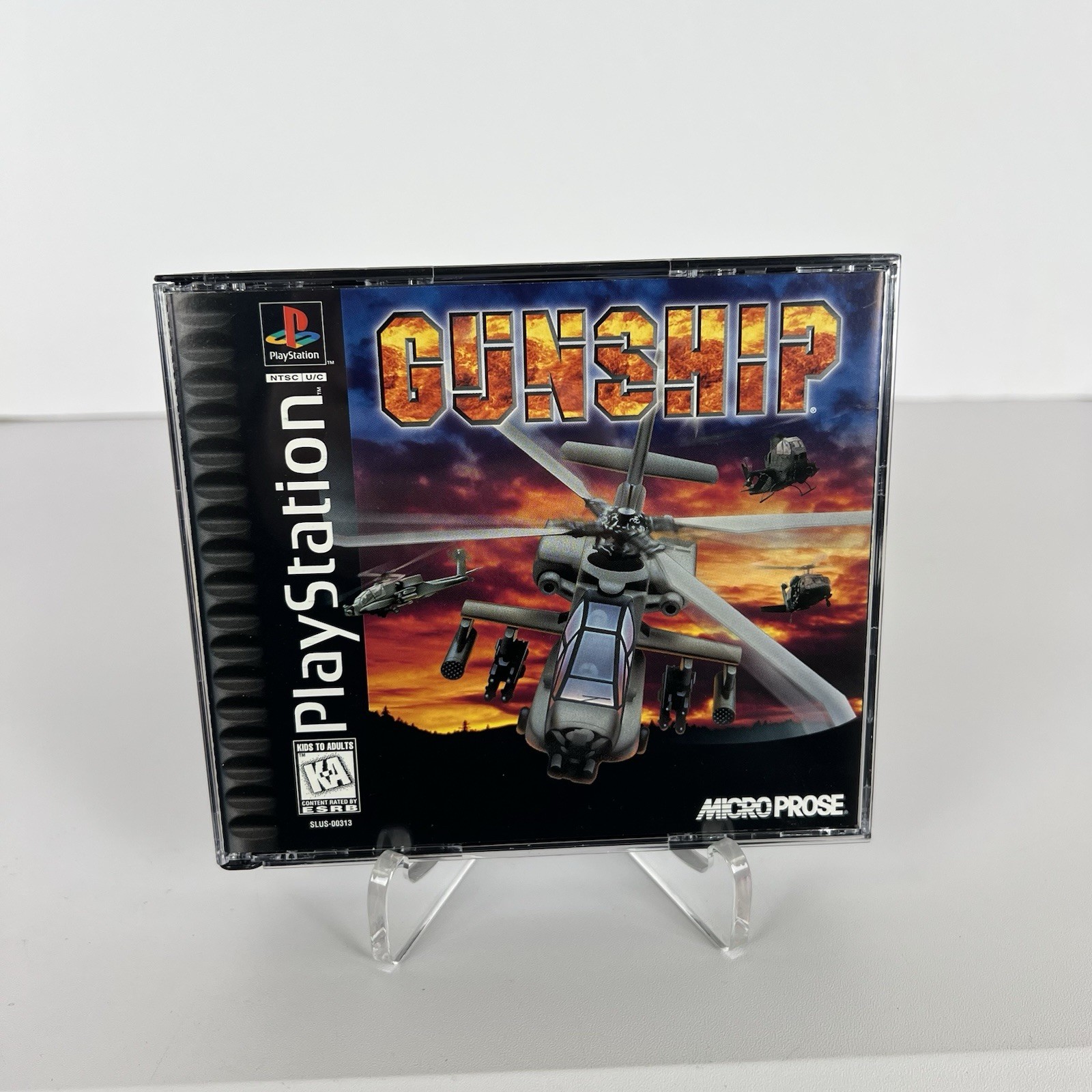Gunship (Sony PlayStation 1, 1996) PS1 Complete CIB W/ Reg Card