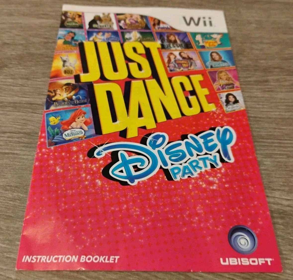 Just Dance: Disney Party (Nintendo Wii, 2012) Manual Only