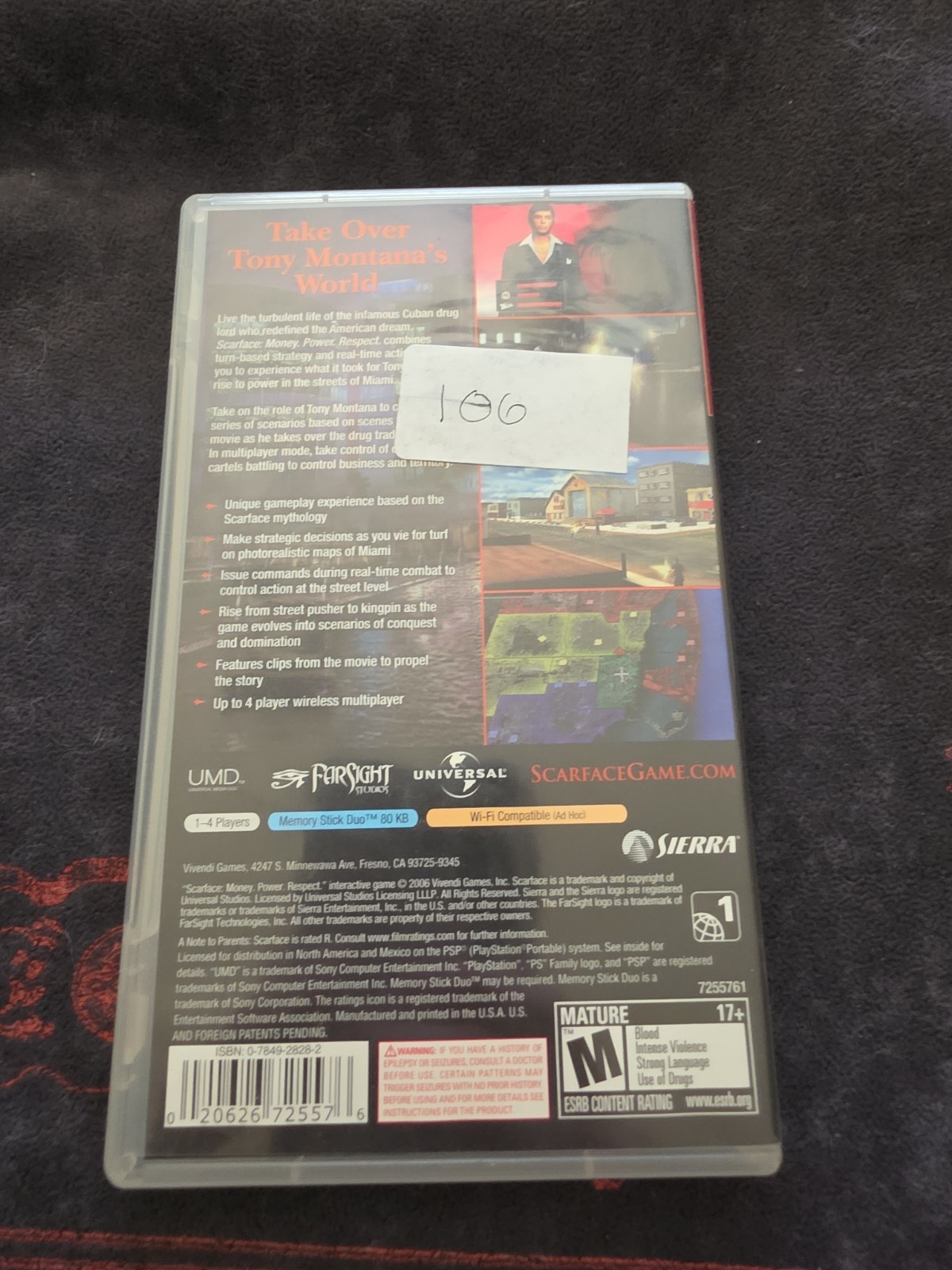 Scarface: Money Power Respect (PSP, 2006)
