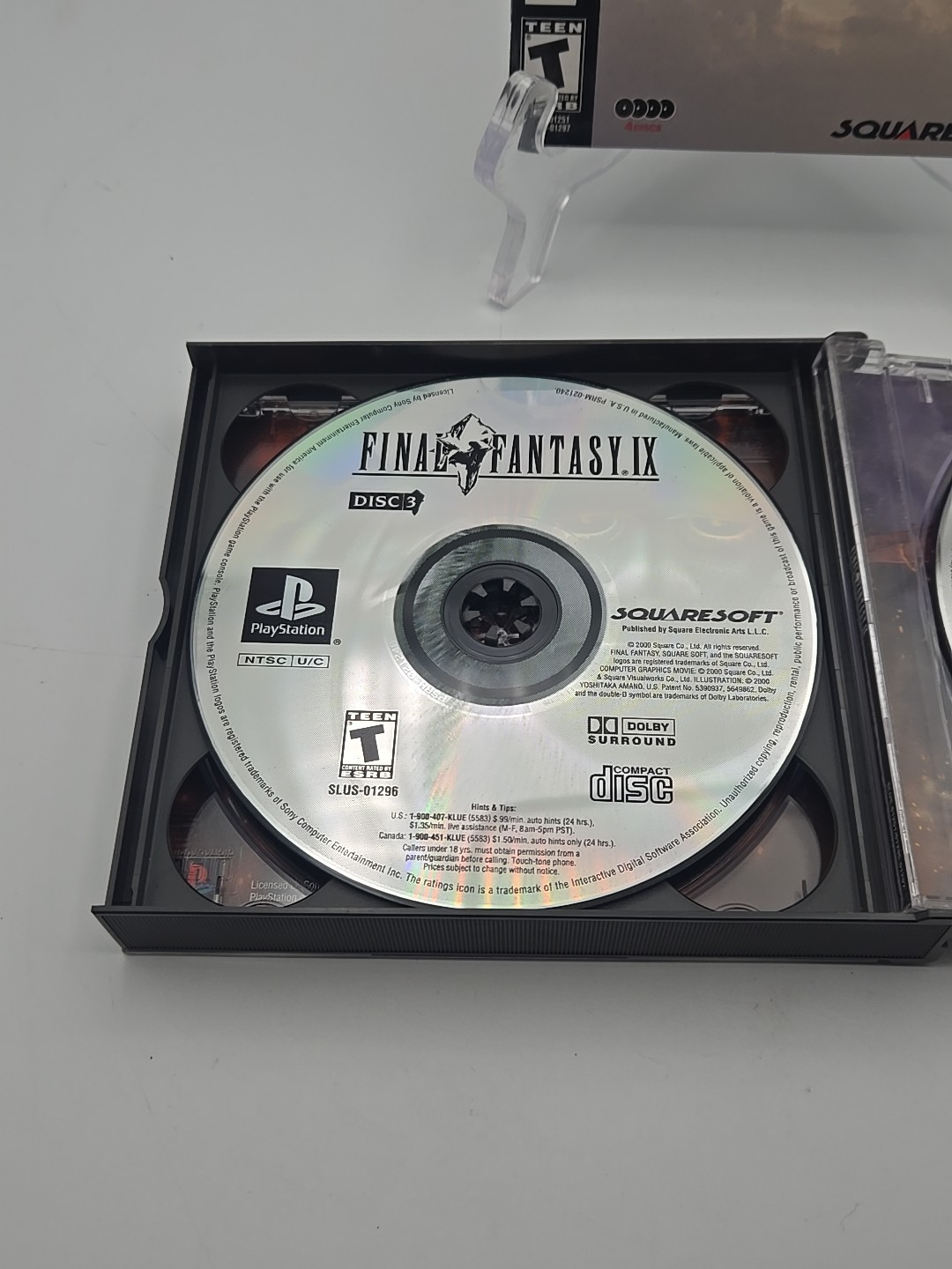 Final Fantasy IX 9 – Sony PlayStation 2000 Black Label Complete Great Condition