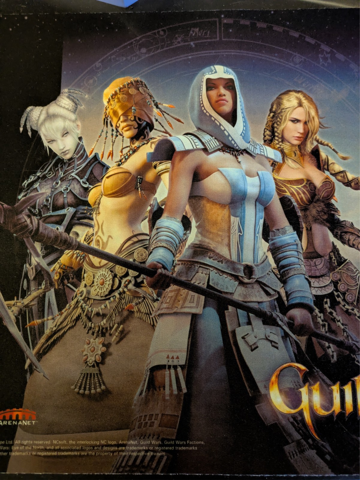 RARE official licensed mousepad Guild Wars. Never used