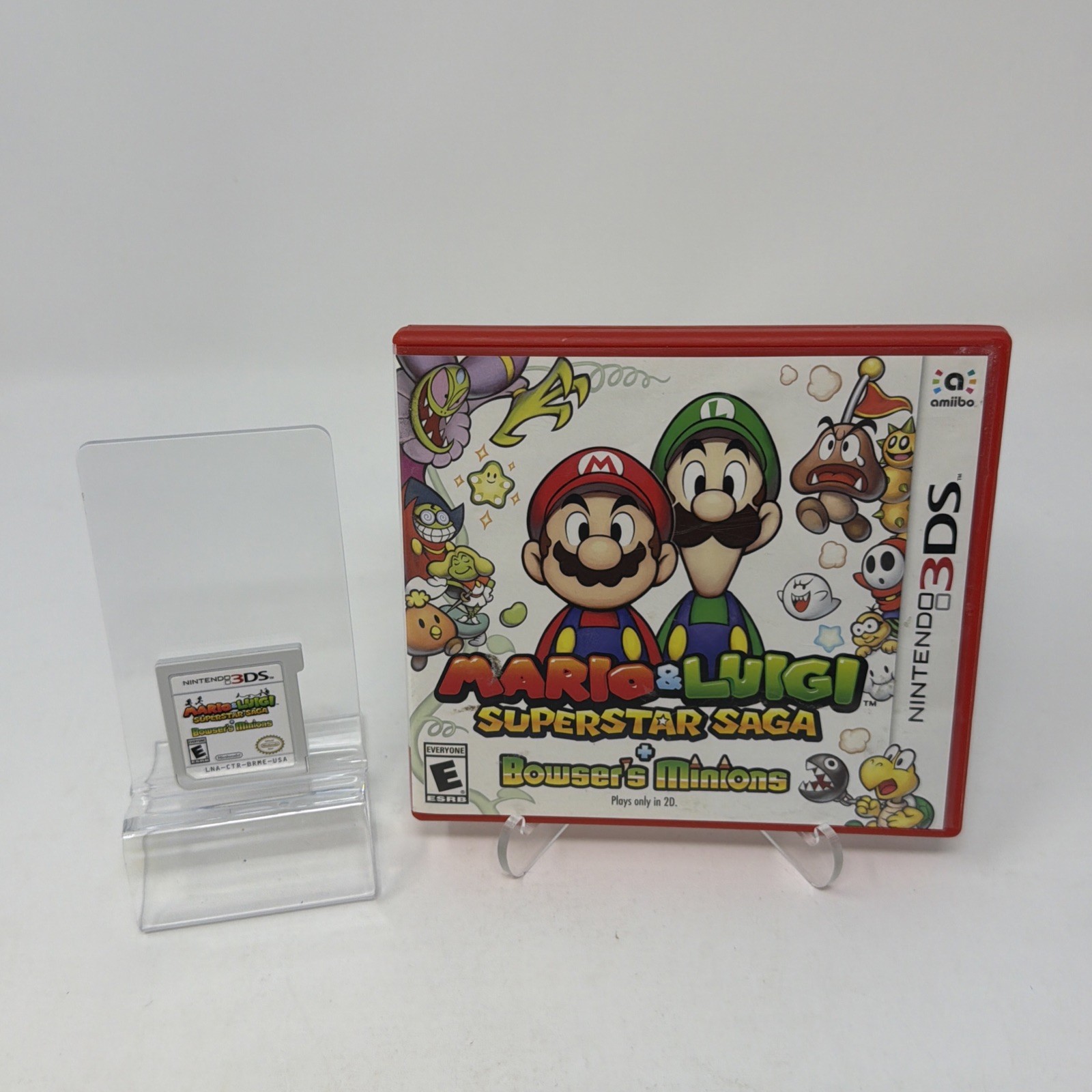 Mario & Luigi: Superstar Saga + Bowser’s Minions Cartridge And Case