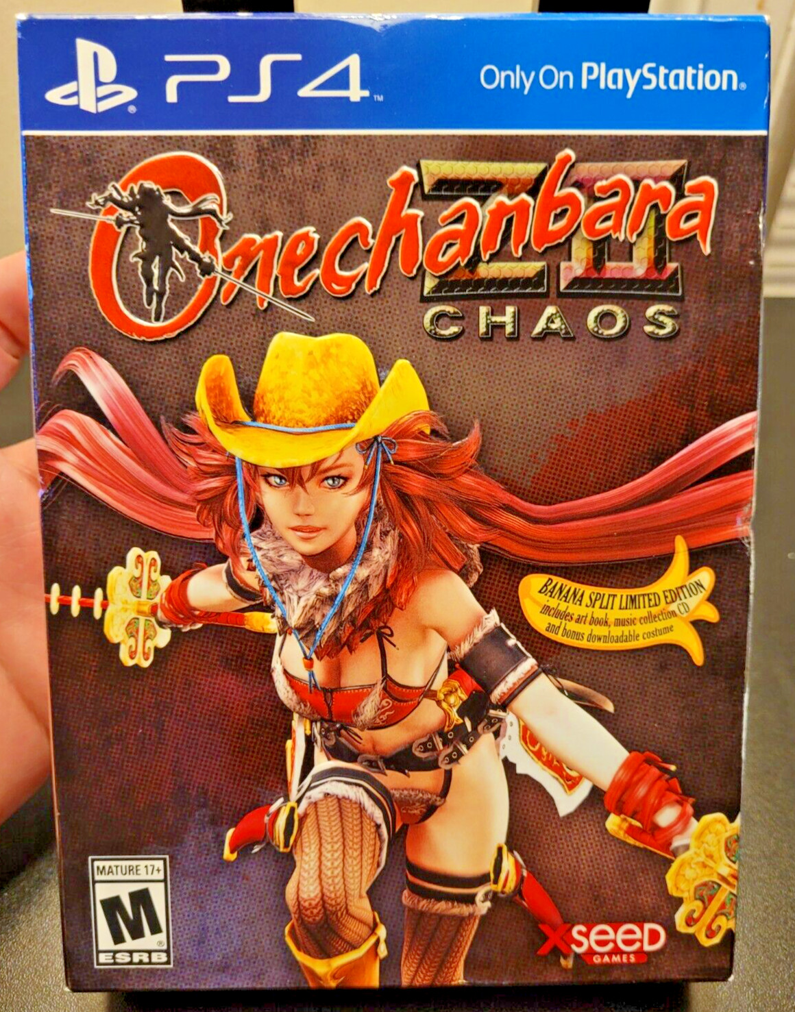 ONECHANBARA Z2 II CHAOS BANANA SPLIT LIMITED EDITION Sony PlayStation 4 PS4 RARE