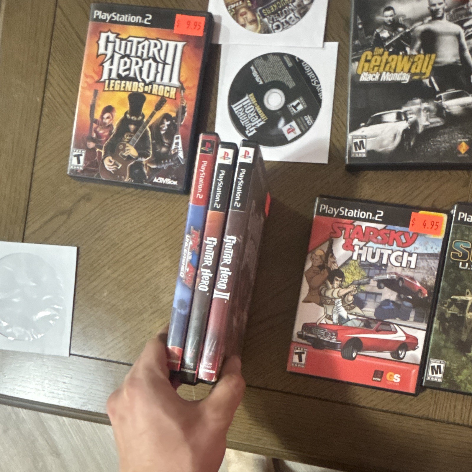 Sony PlayStation 2 PS2 Console w/ Wired Controller + Games Lot NTSC-U/C