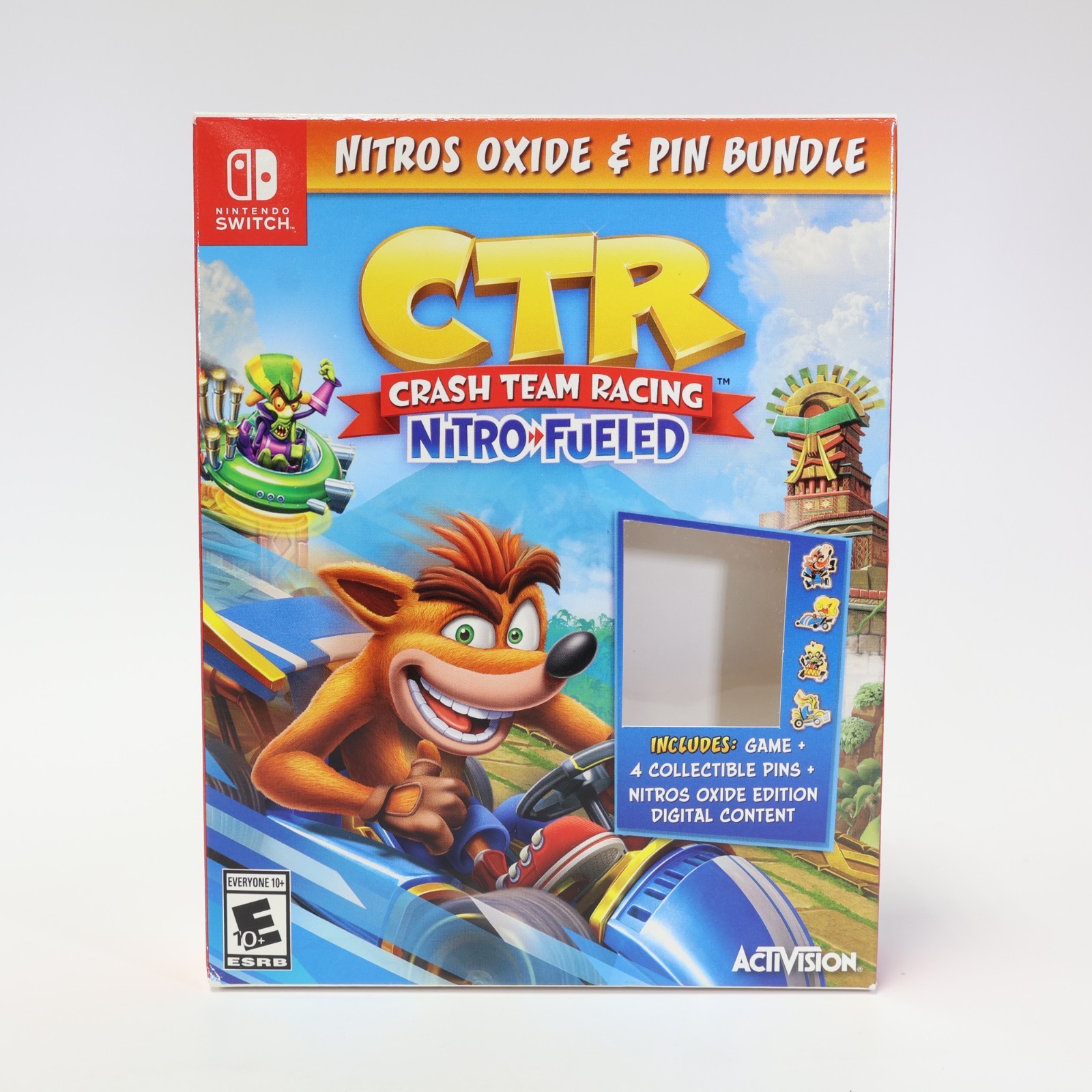 Crash Team Racing: Nitro Fueled Nitros Oxide & Pin set (Switch) NO GAME