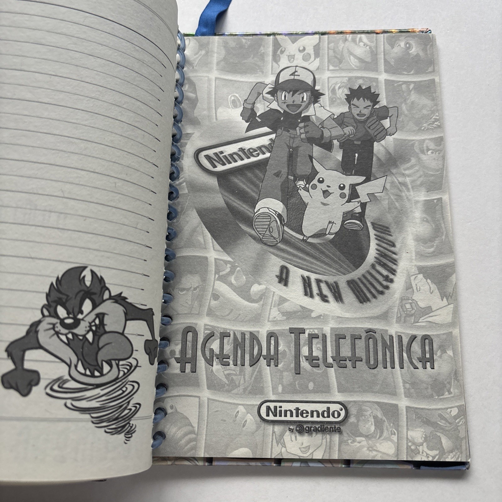 Nintendo A New Millennium 2001 Journal Calendar Gradient Brazil Mario Pokemon