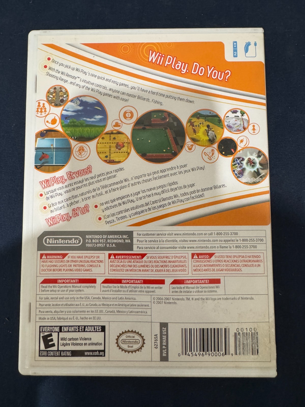 Wii Play (Wii, 2007) – COMPLETE, TESTED