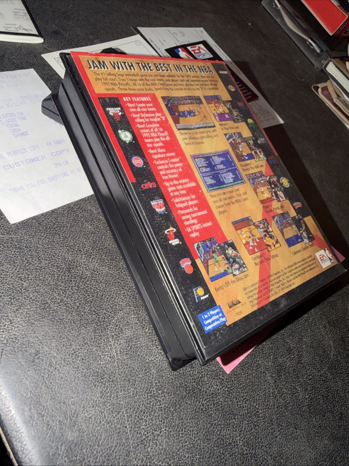 Bulls vs. Blazers and the NBA Playoffs (Sega Genesis, 1993) Includes 1 In 50,000
