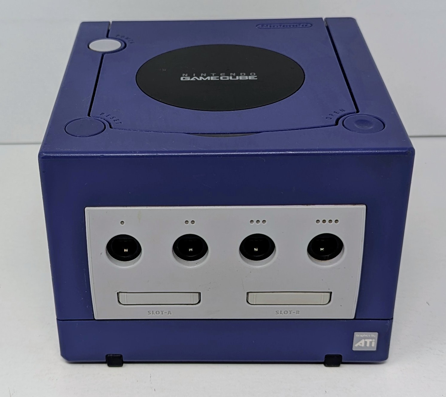 Nintendo GameCube Indigo Console Bundle w/ 4 Games – DBZ, Wave Race – Tested!