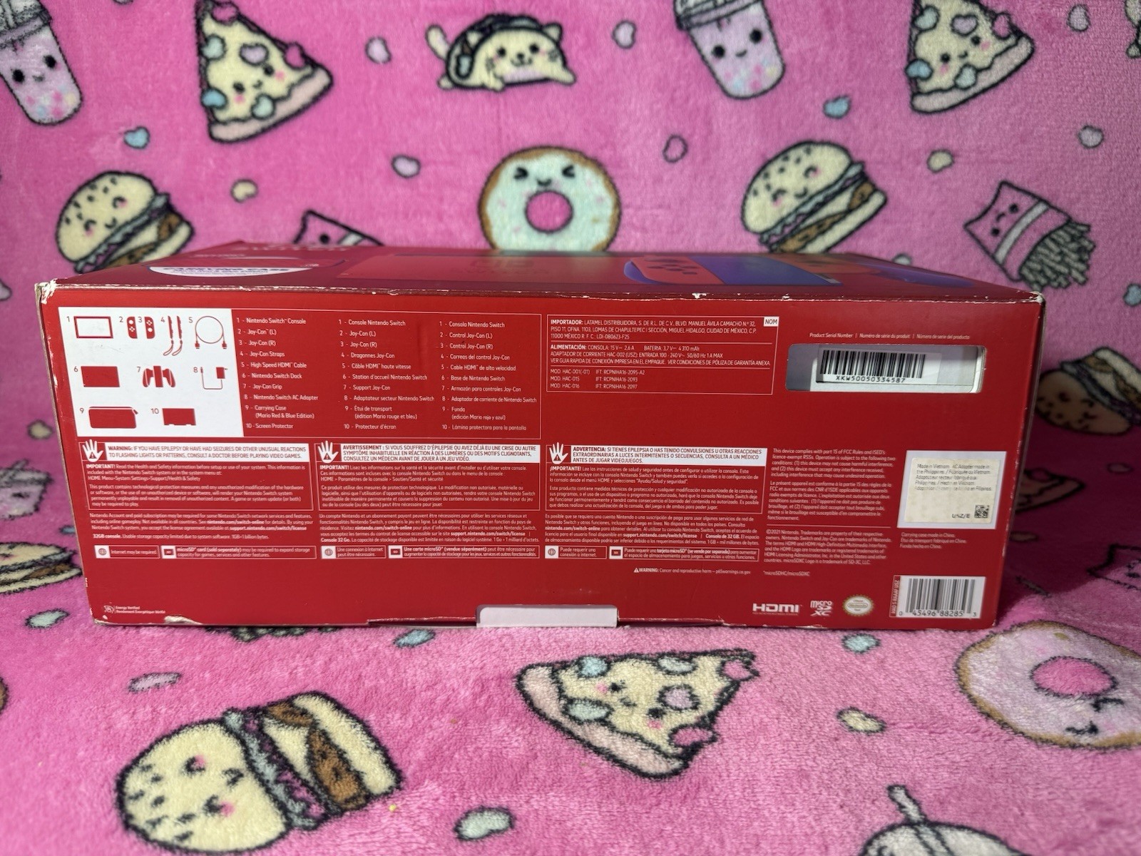 Mario Red & Blue Edition (Nintendo Switch Console) (Limited Edition) + (Case)
