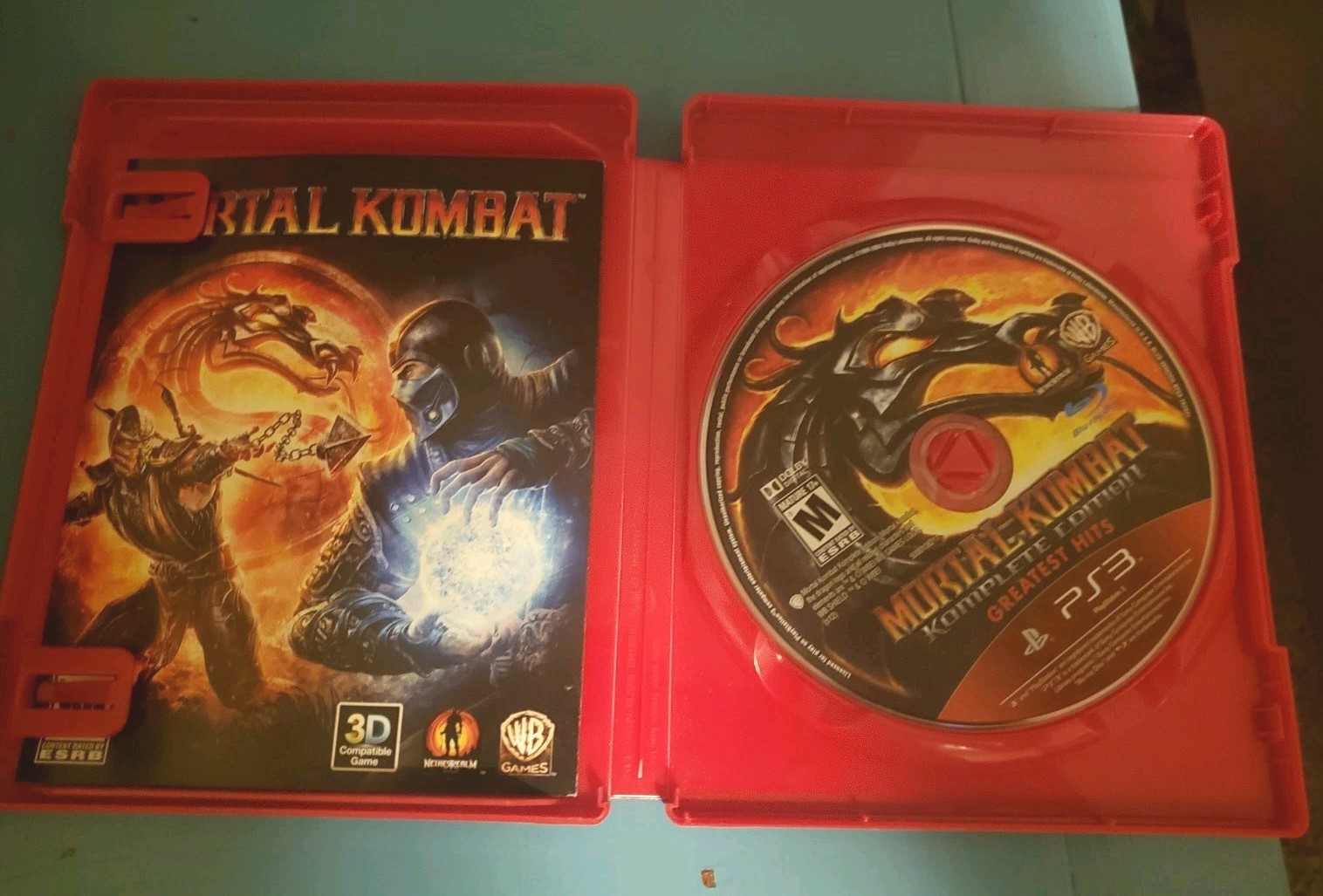 Mortal Kombat Komplete Edition PlayStation 3 2012 Complete CIB PS3 Greatest Hits