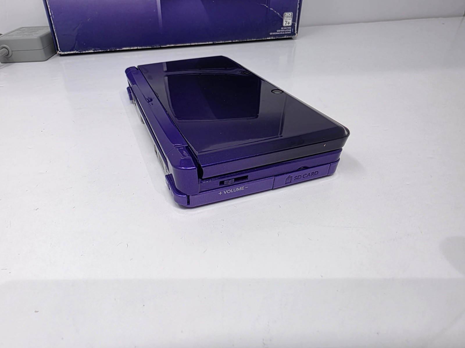 Nintendo 3DS Handheld Console Midnight Purple (Complete in Box Cib) * NTSC-USA