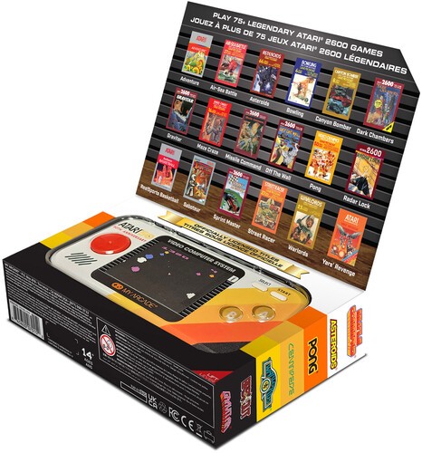My Arcade DGUNL-7015 Atari Pocket Player Pro Handheld Portable Gaming System 100