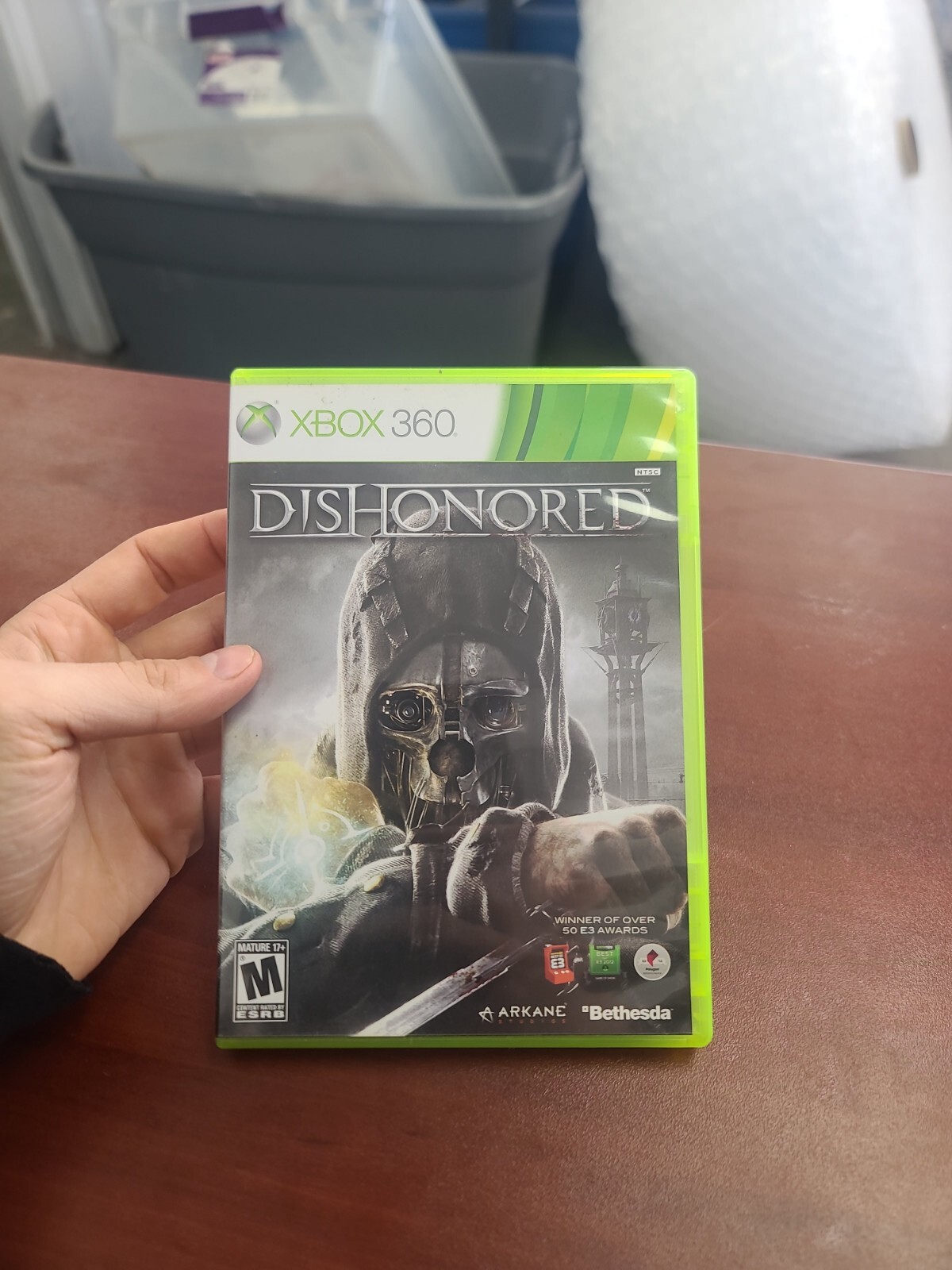 Dishonored 2012 Microsoft Xbox 360 Complete w/ Manual Game