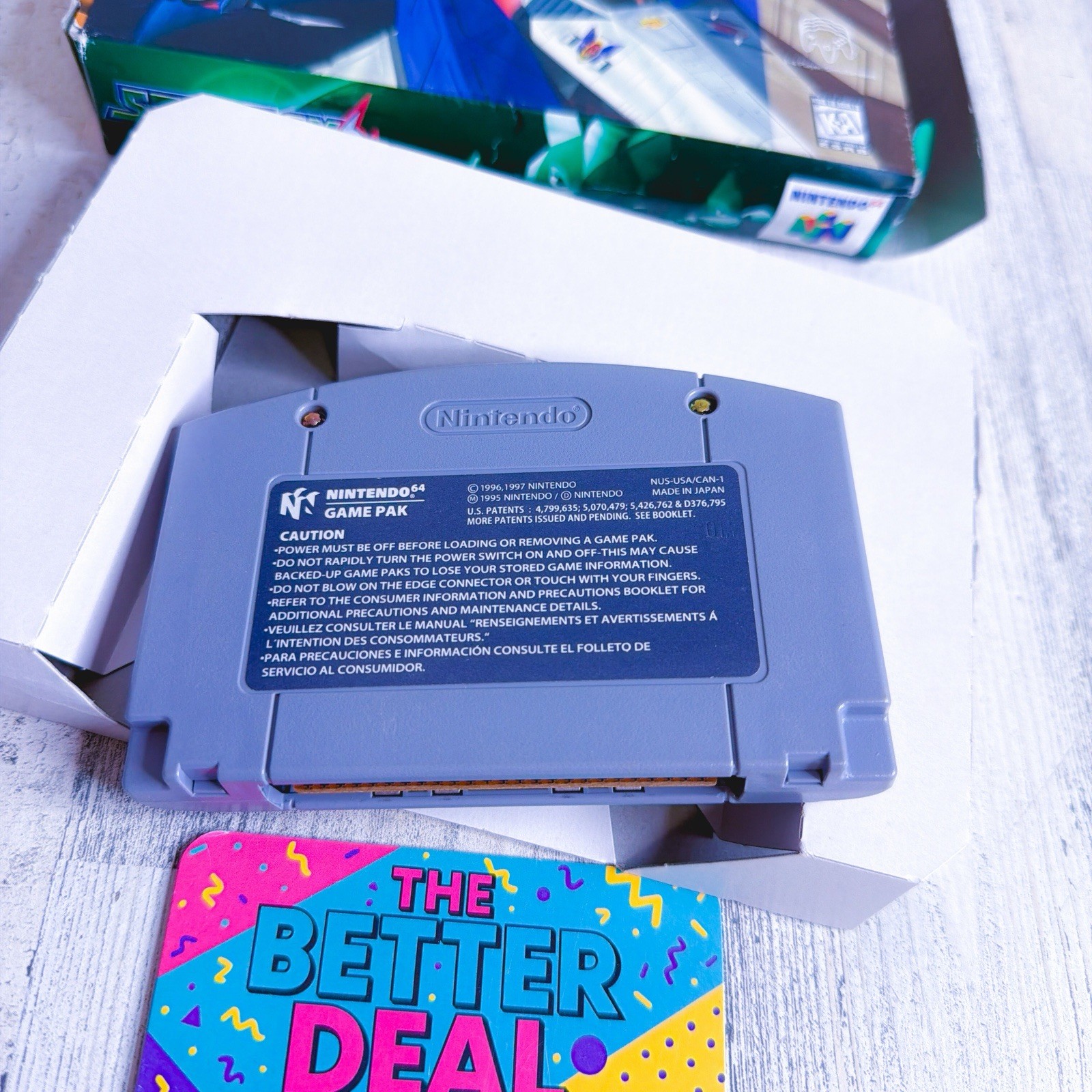 Star Fox 64 Box And Game Only Authentic Nintendo 64