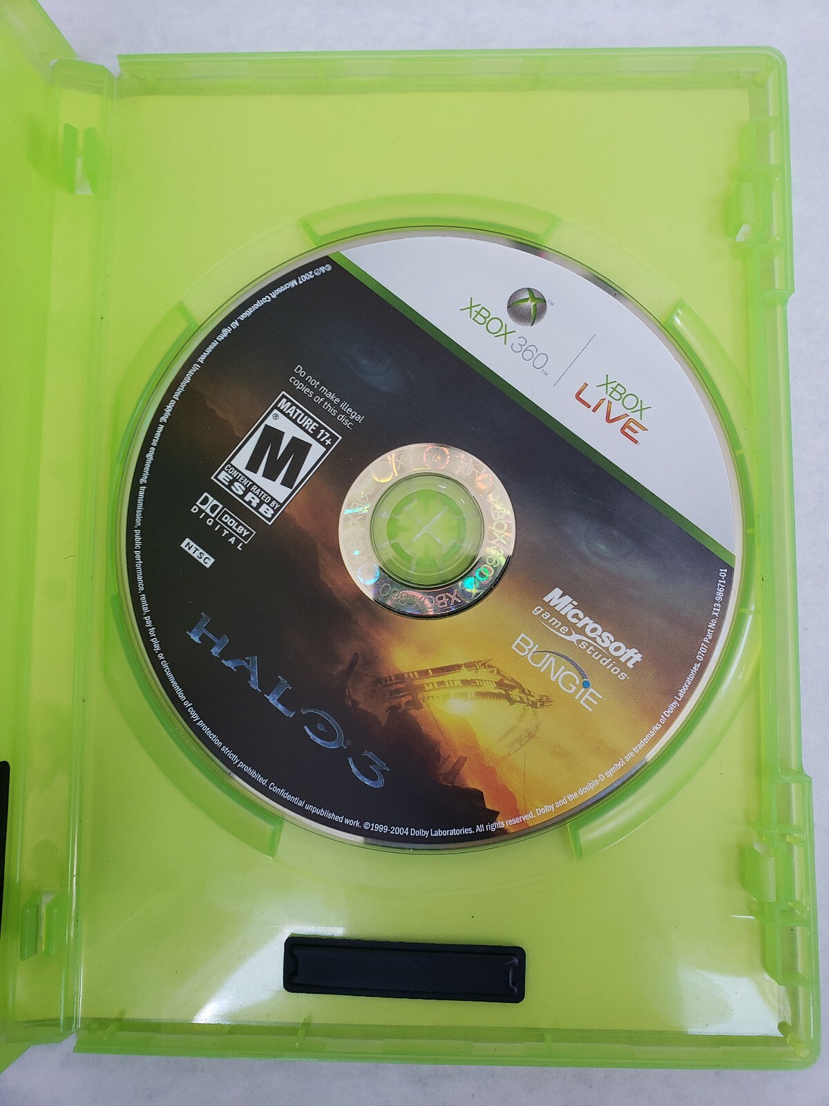 Halo 3 (Microsoft Xbox 360, 2007) GUARANTEED – Free Fast Shipping