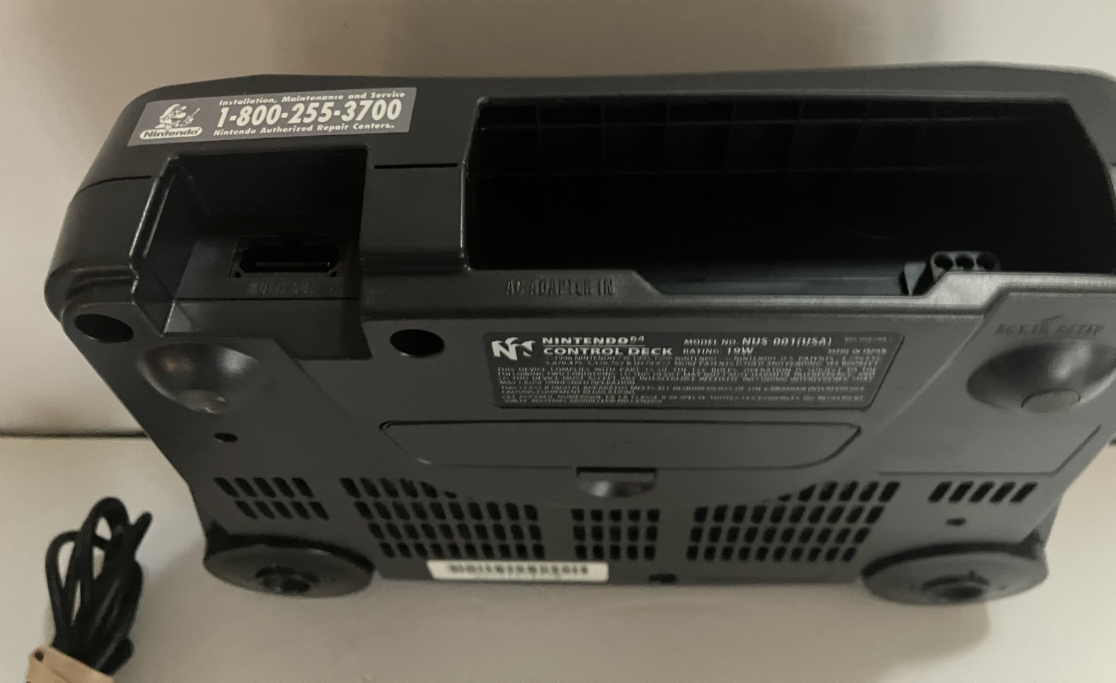 Nintendo 64 Box w/ Controller / 6ft. Power Supply/ AU Cable-TESTED !