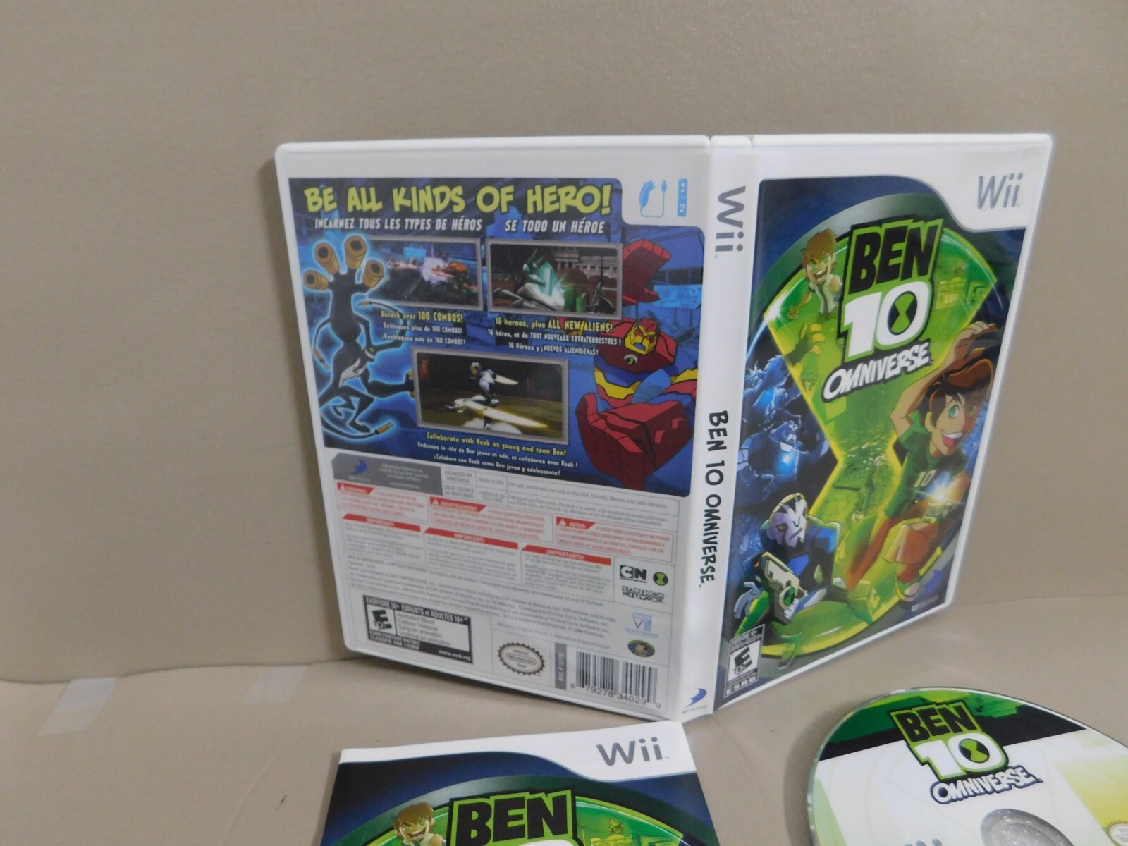 Ben 10: Omniverse (Nintendo Wii, 2012) Complete CIB Clean Disc Tested Works