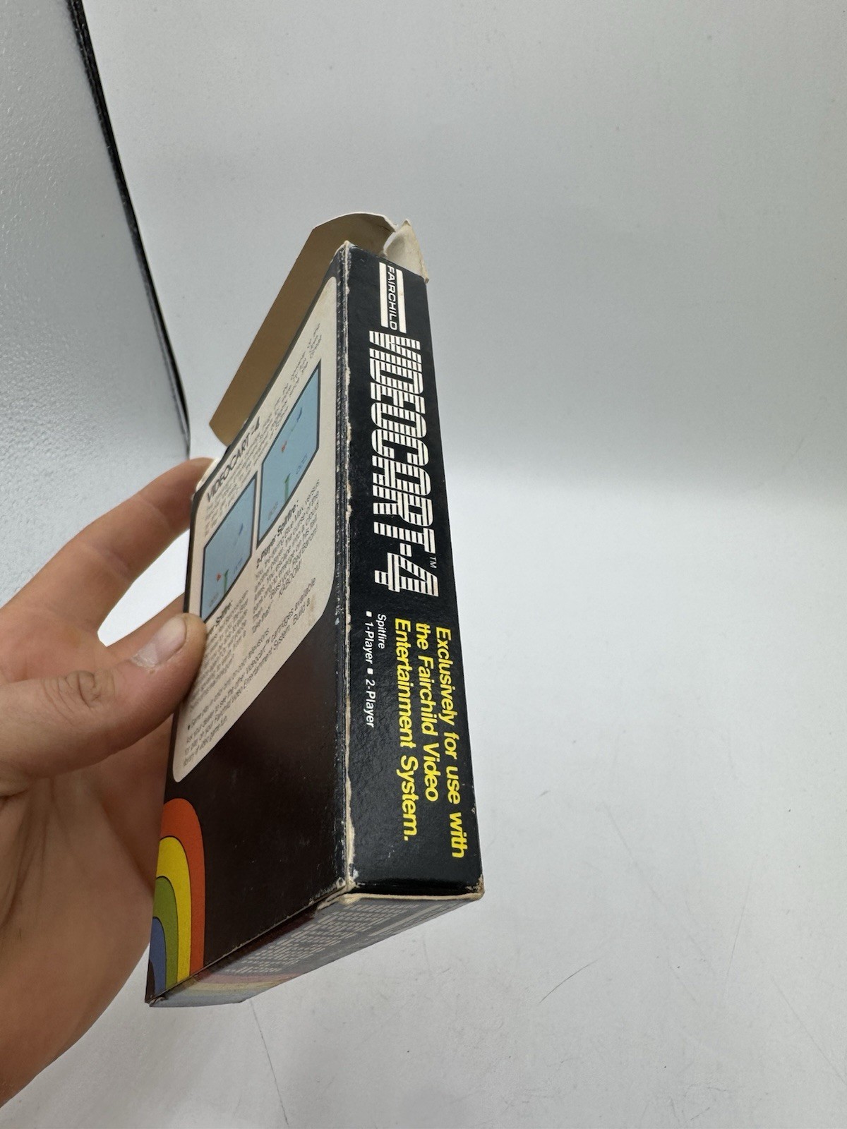 Fairchild Channel F Videocart #4 – Spitfire – CIB Tested Working