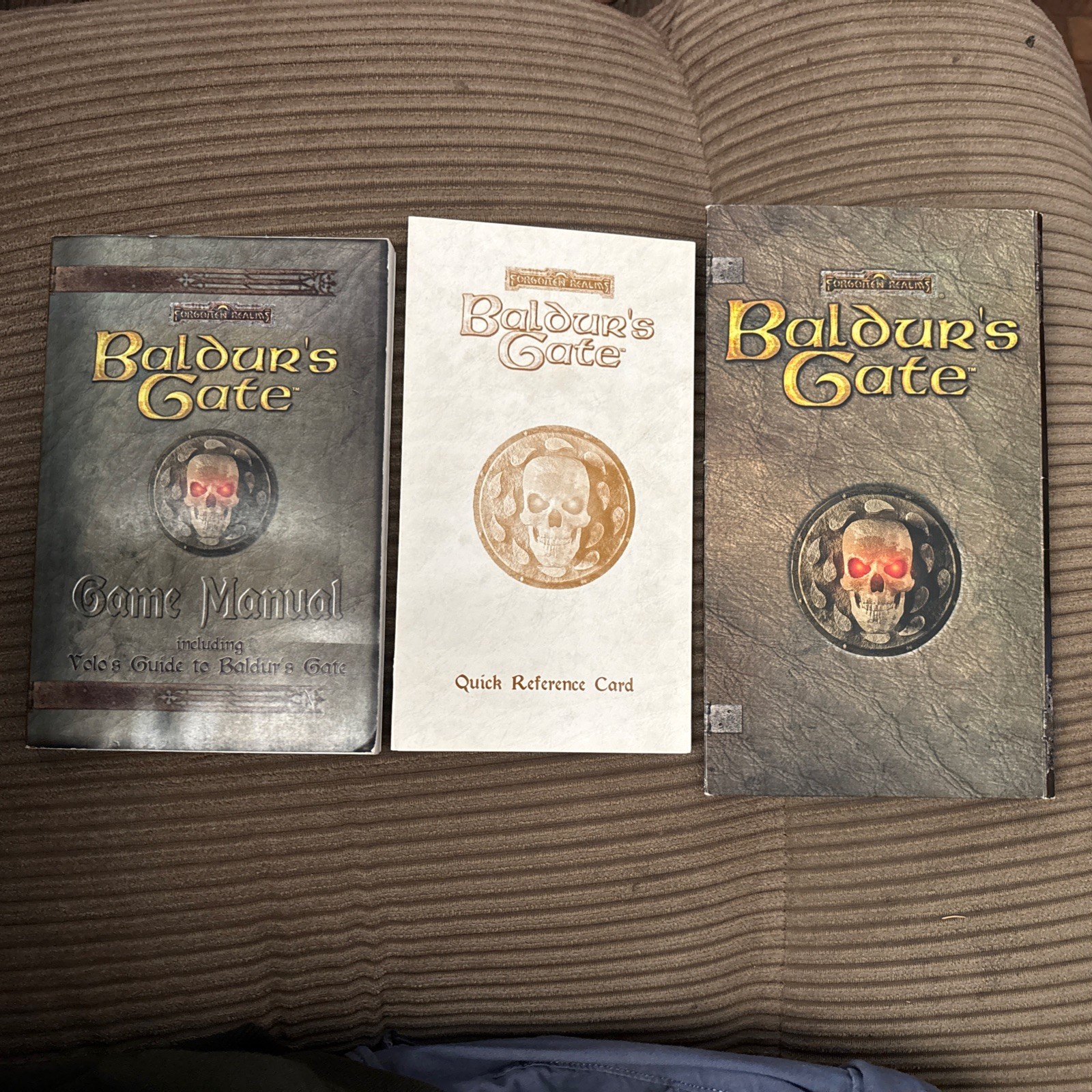 Baldur’s Gate(PC, 1998)5-Disc Set Complete With Case, Manual, Map, Ref.card